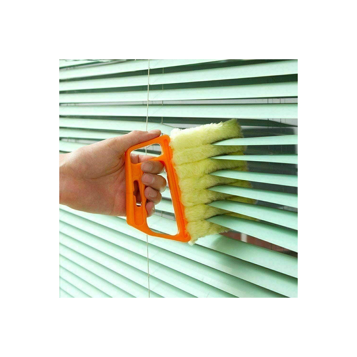 7 brosse à épousseter en microfibre, nettoyant pour Store vénitien lavable et outil de nettoyage facile