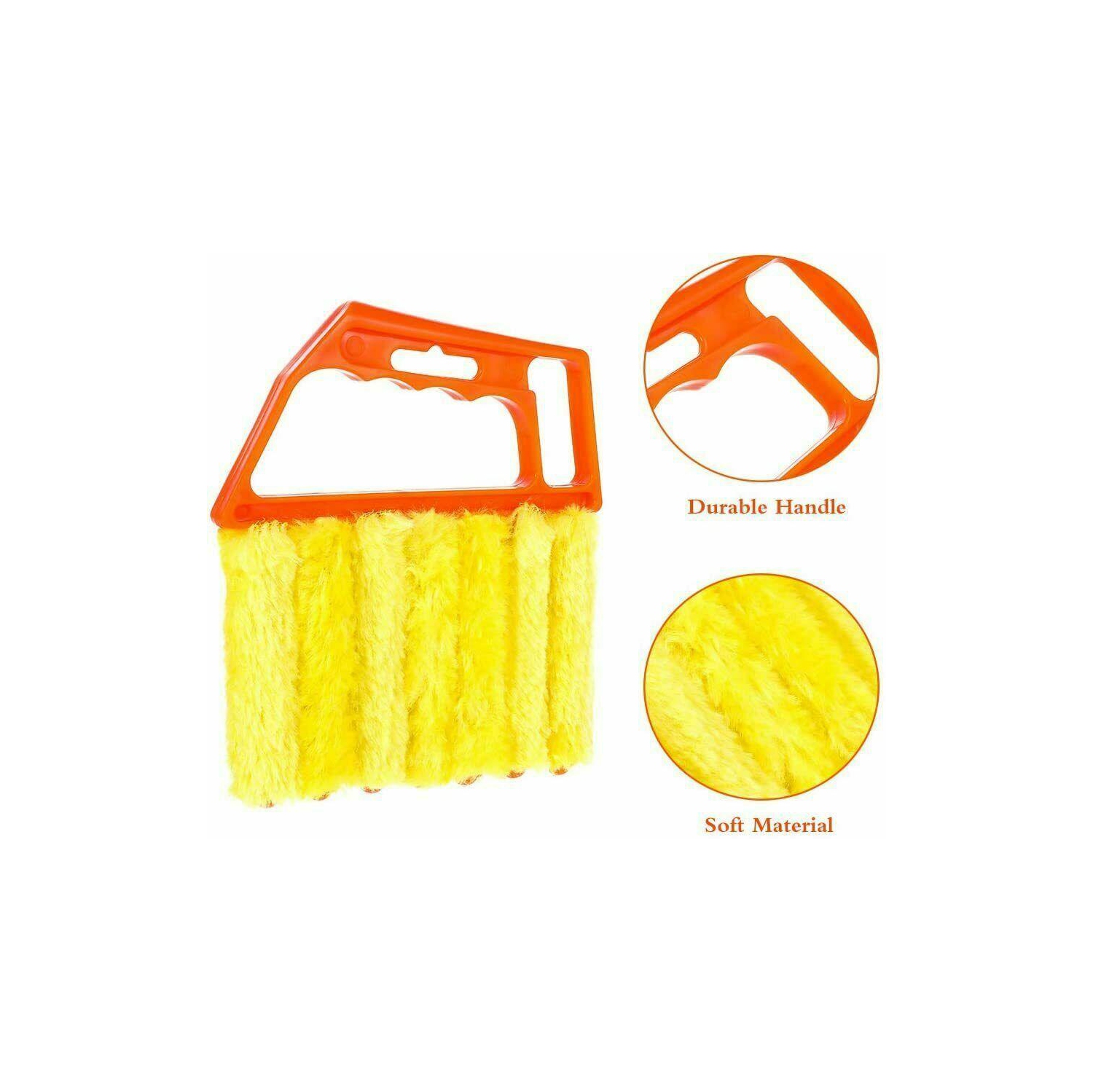 7 brosse à épousseter en microfibre, nettoyant pour Store vénitien lavable et outil de nettoyage facile