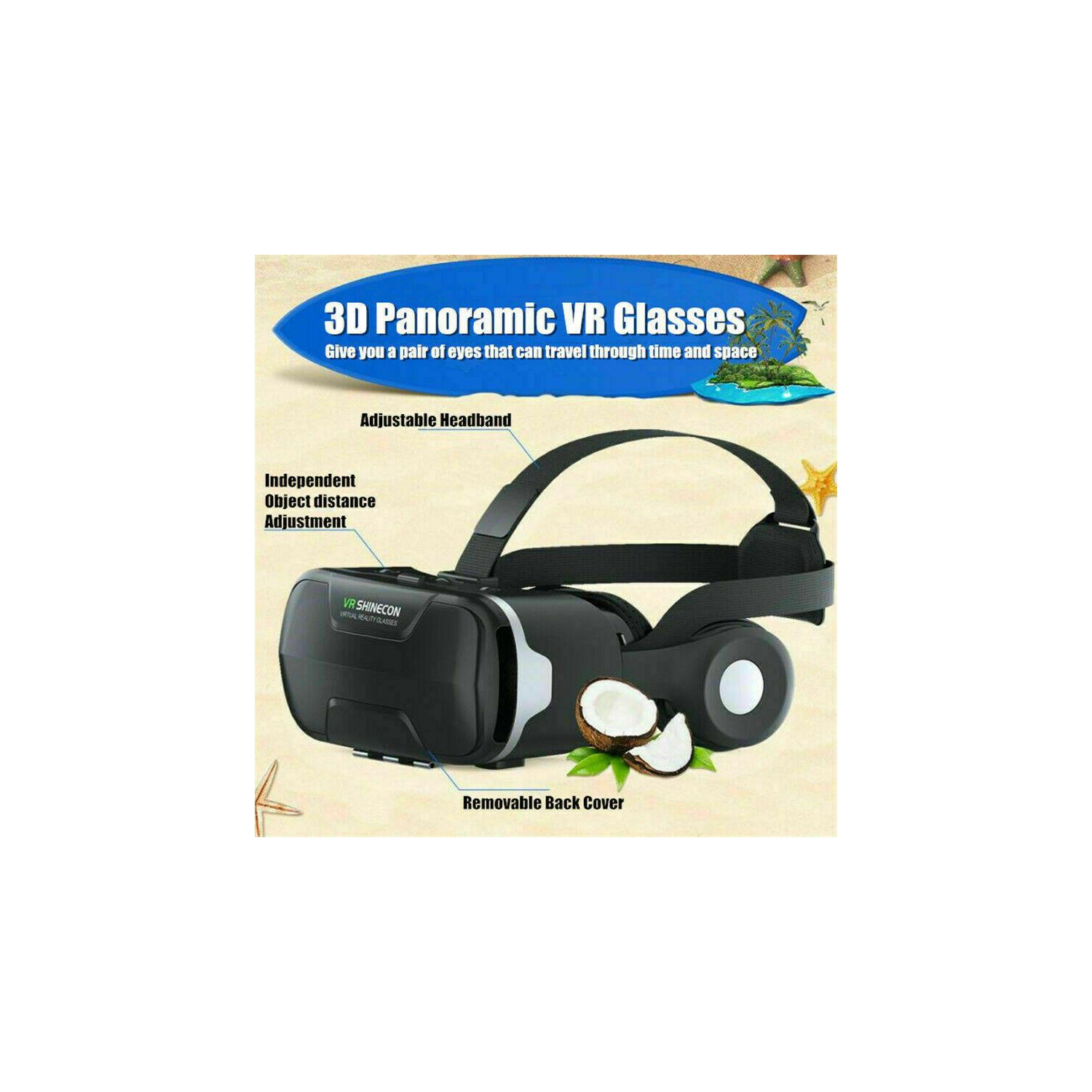 NOUVEAU! BOÎTE de casque de réalité virtuelle 3D pour iPhone 11 XS