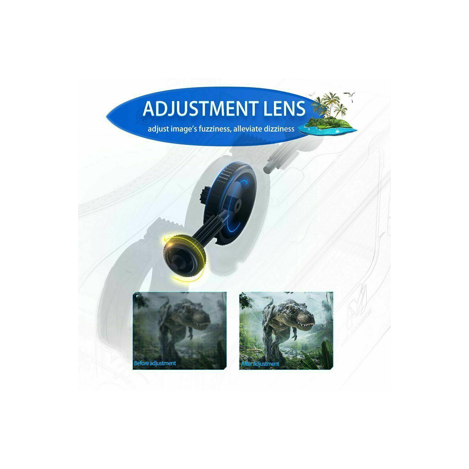 New Virtual Reality Headset VR 4.0 Box Goggles 3D Glasses For Android iPhone