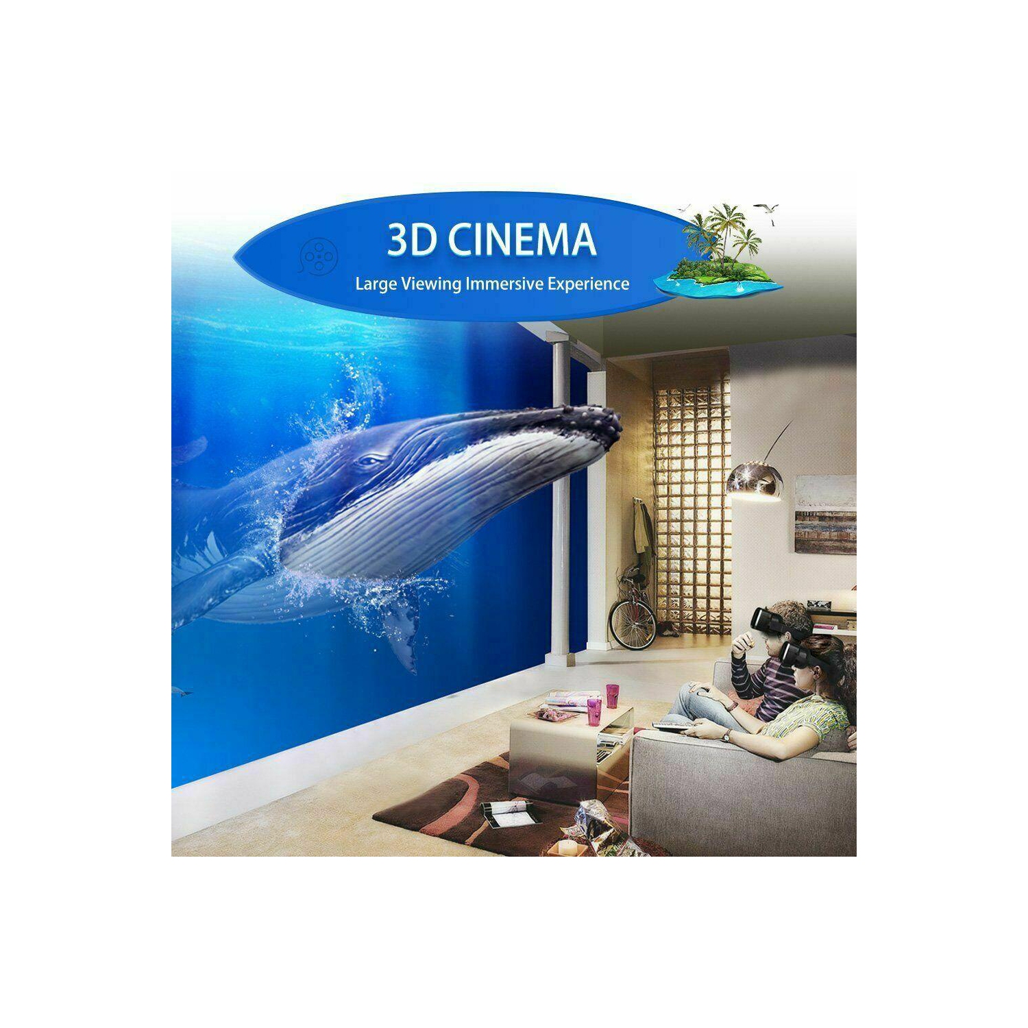 New Virtual Reality Headset VR 4.0 Box Goggles 3D Glasses For Android iPhone