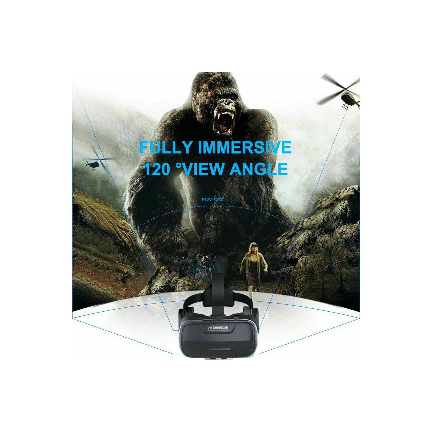 New Virtual Reality Headset VR 4.0 Box Goggles 3D Glasses For Android iPhone