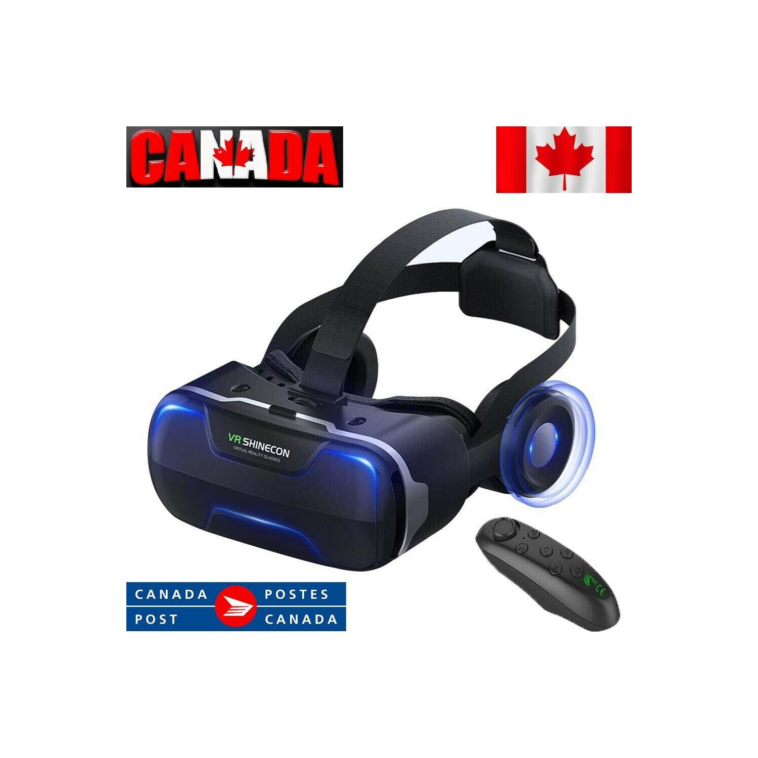 New Virtual Reality Headset VR 4.0 Box Goggles 3D Glasses For Android iPhone