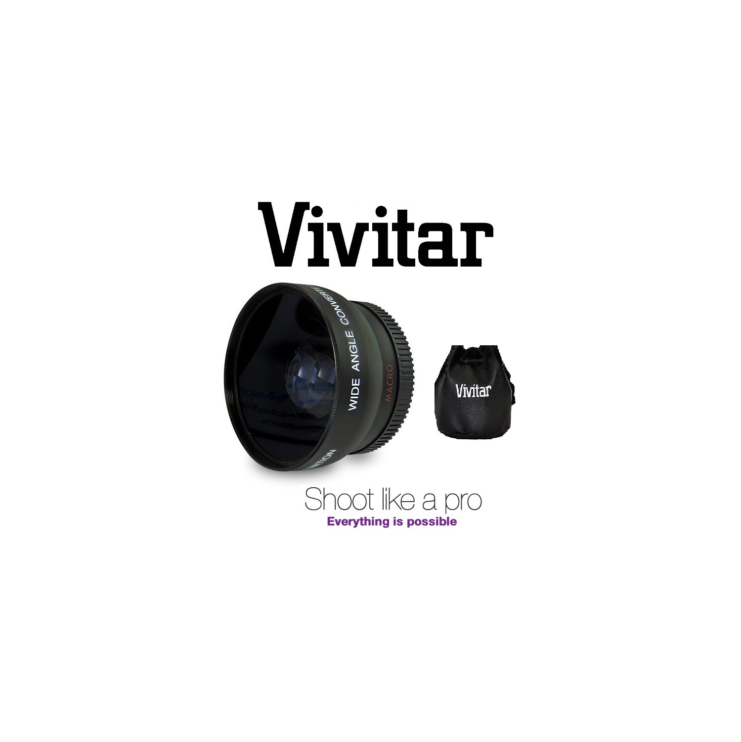 Pro Hi Def Wide Angle With Macro Lens For Canon XA55 XA50 XA45 XA40 Vixia HF G60