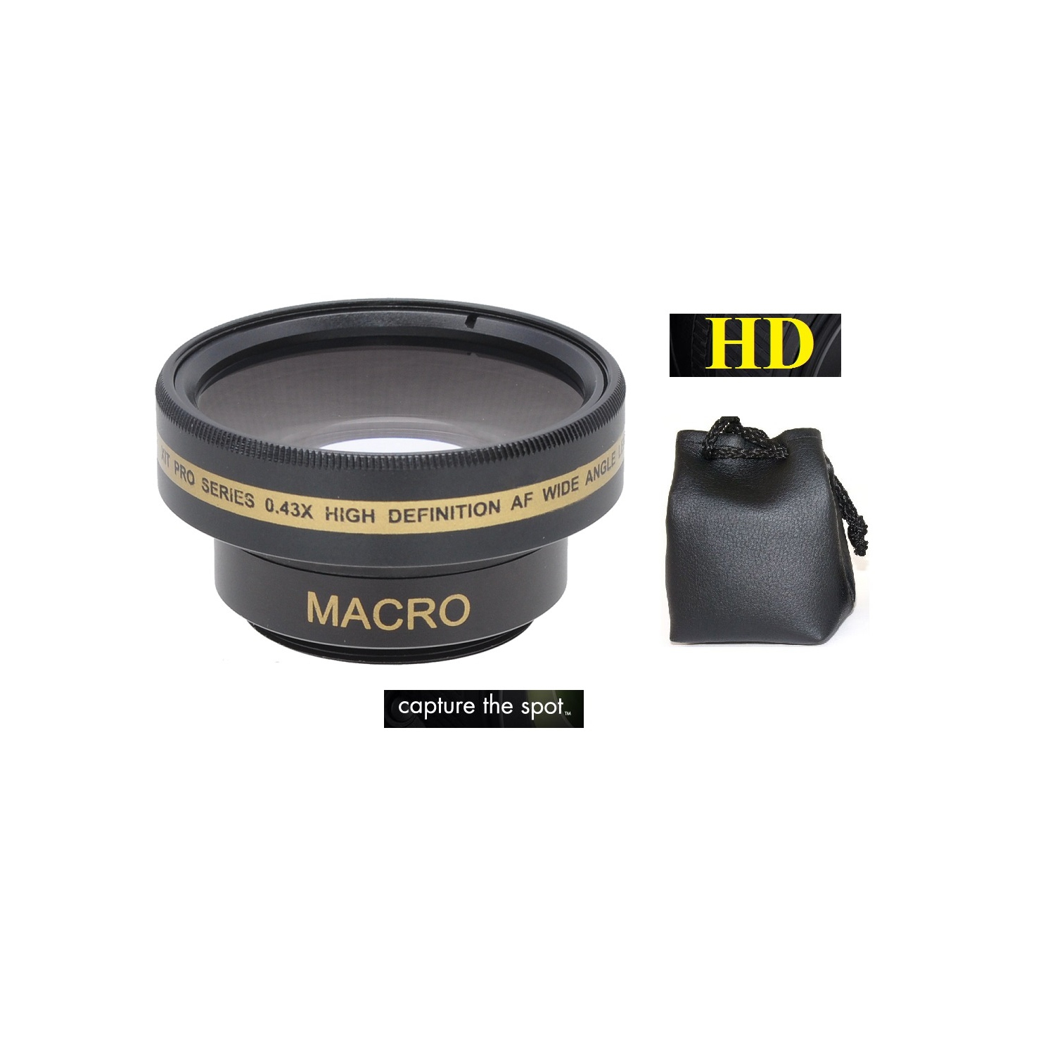 Grand-angle HD avec objectif macro pour Sony DCR-DVD650 DCR-DVD850 DCR-HC52