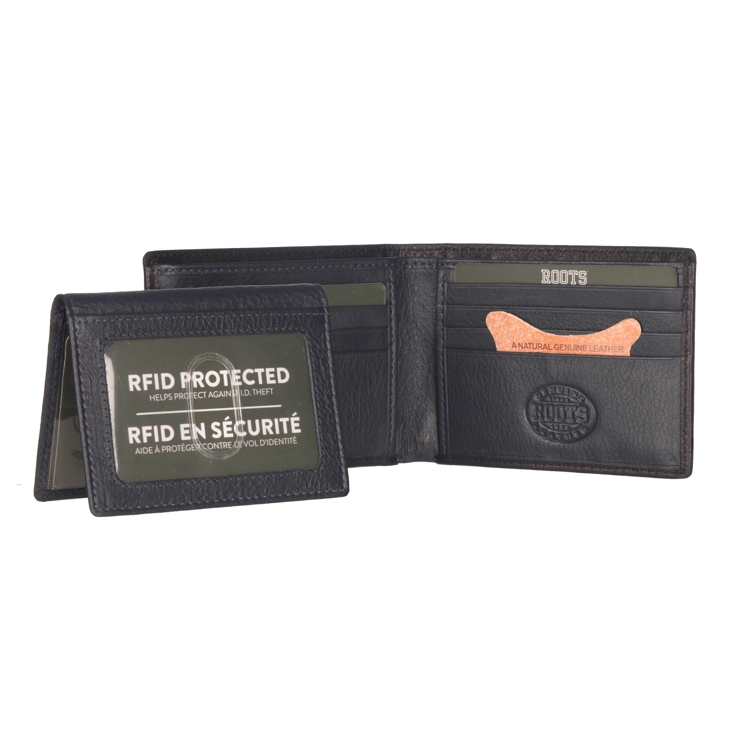 ROOTS Slimfold Wallet with Removable Passcase