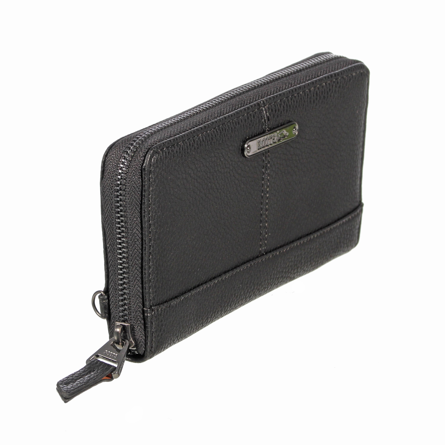 ROOTS Leather RFID Trifold Wallet
