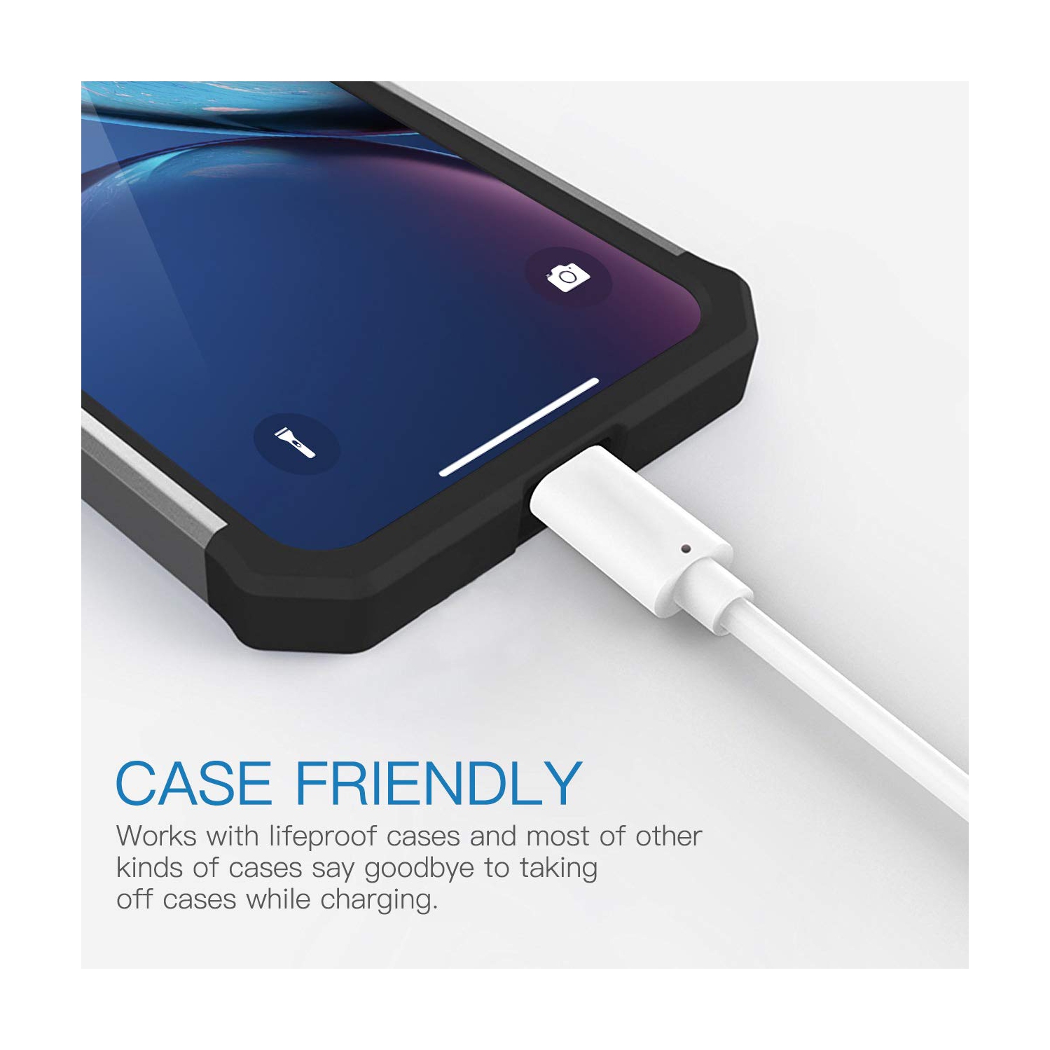 6FT MFi Certified USB to Lightning Cable Fast Charging & Sync USB Cord for iPhone 14/13/12/11/XS/XR/X/8/7/6/5 SE iPad Air Mini Pro iPod Durable Long