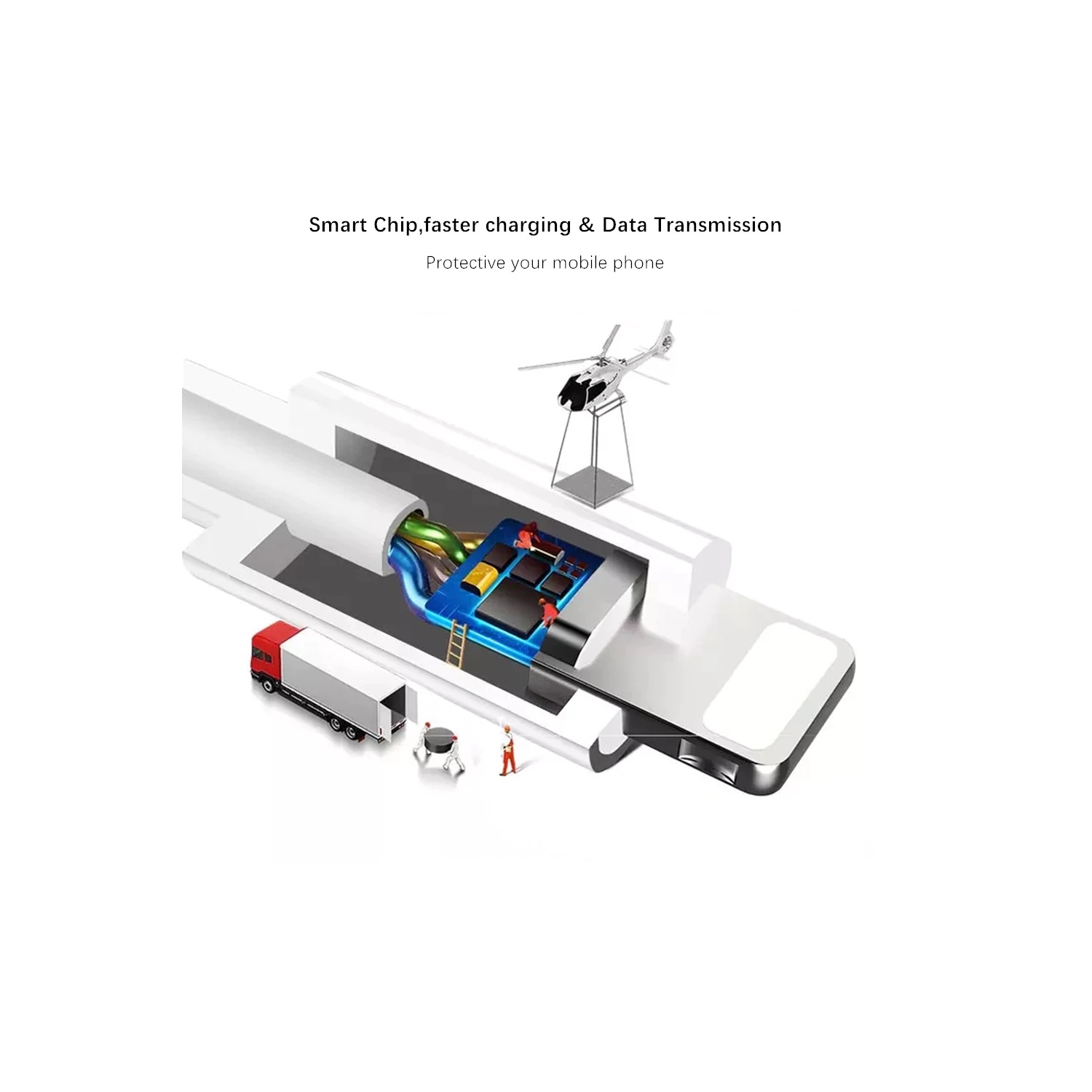 6FT MFi Certified USB to Lightning Cable Fast Charging & Sync USB Cord for iPhone 14/13/12/11/XS/XR/X/8/7/6/5 SE iPad Air Mini Pro iPod Durable Long