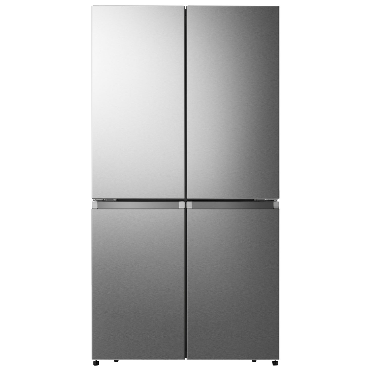 Hisense 36" 21.5 Cu. Ft. French Door Refrigerator with Ice Dispenser (RQ22N6ASD) - Stainless Steel