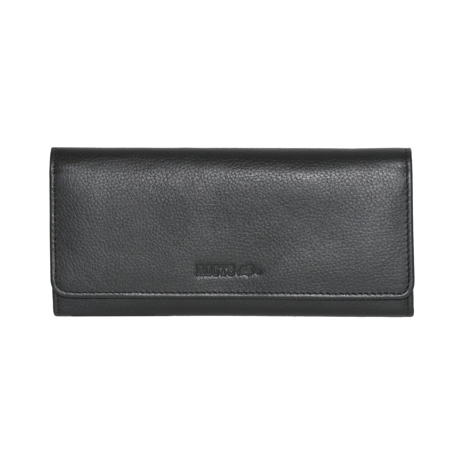 ROOTS Ladies' Slim Leather Clutch Wallet