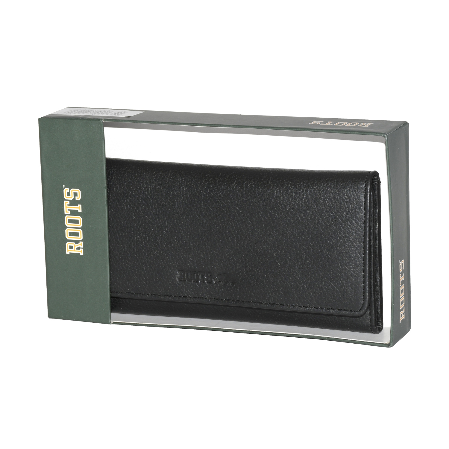 ROOTS Ladies' Slim Leather Clutch Wallet