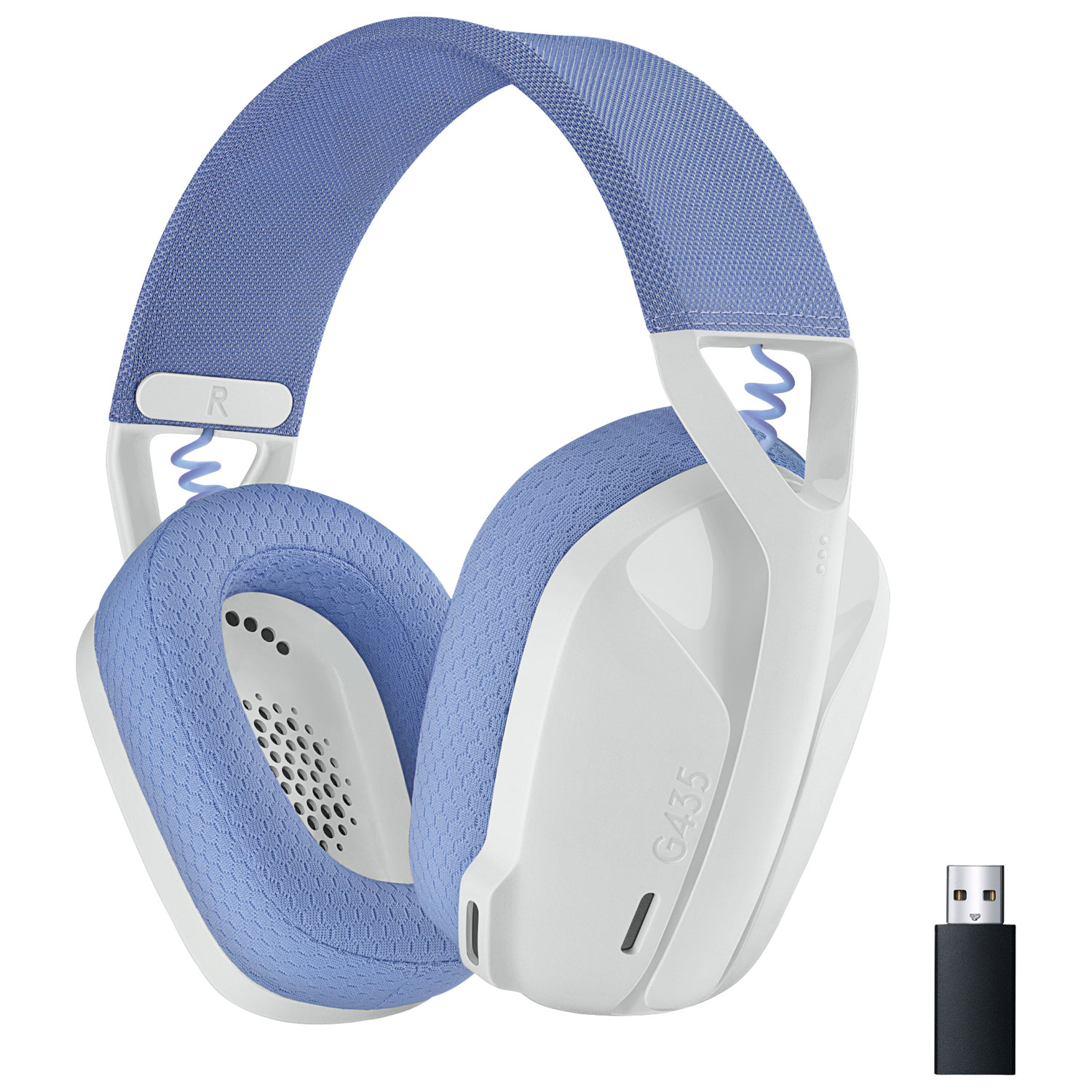 Logitech G435 LIGHTSPEED Bluetooth Wireless Gaming Headset for PC/PS5/PS4/Switch - White