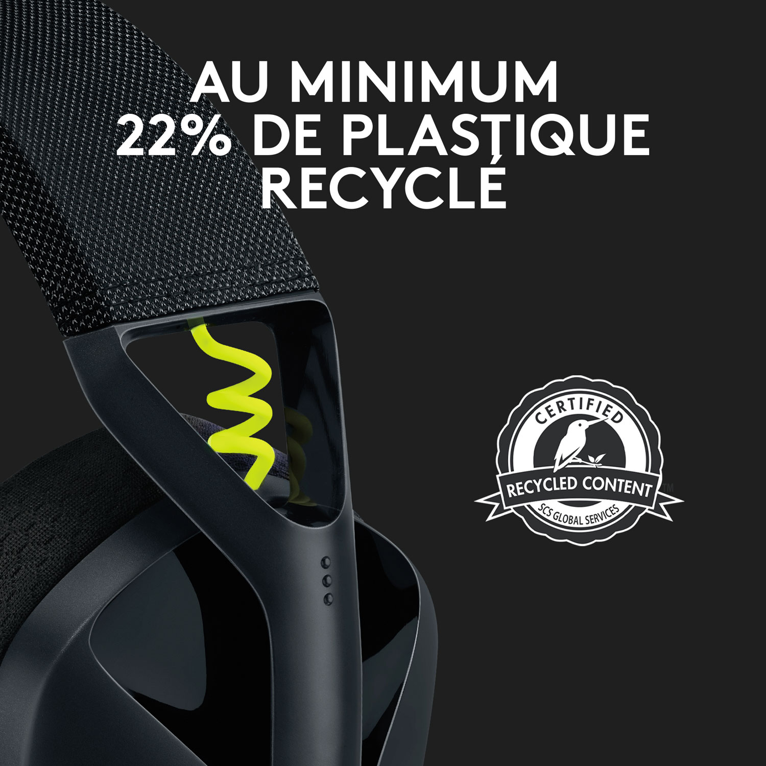 Logitech G435 LIGHTSPEED Bluetooth Wireless Gaming Headset for PC/PS5/PS4/Switch - Black