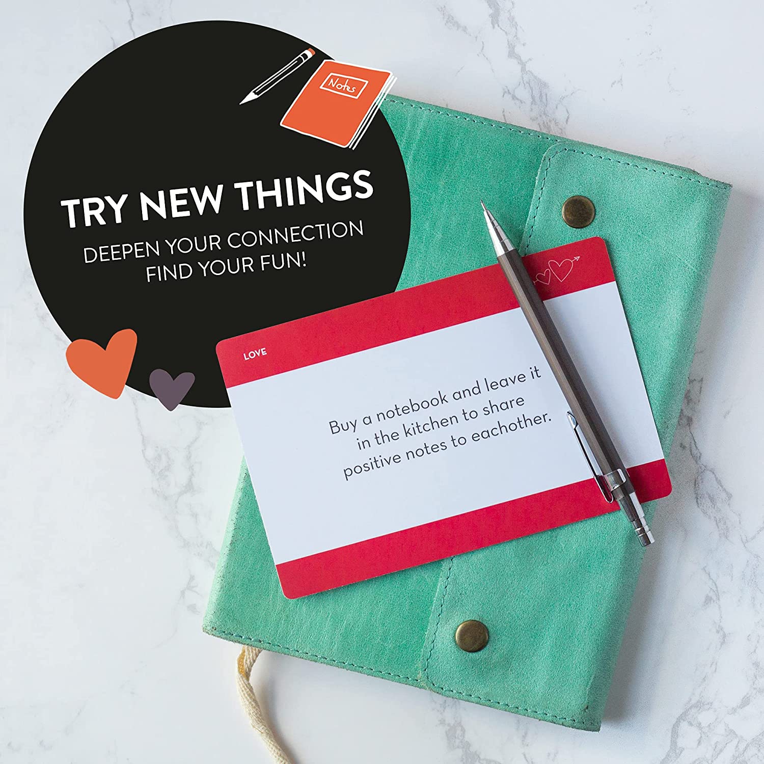 Flowjo - The Couple's Bucket List - 100 Date Ideas Card Game