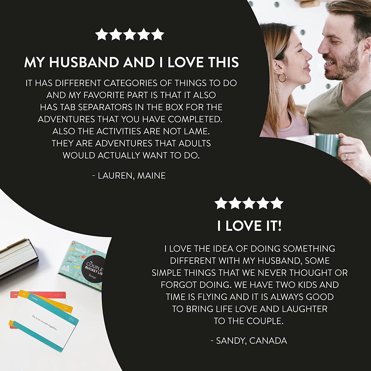 Flowjo - The Couple's Bucket List - 100 Date Ideas Card Game