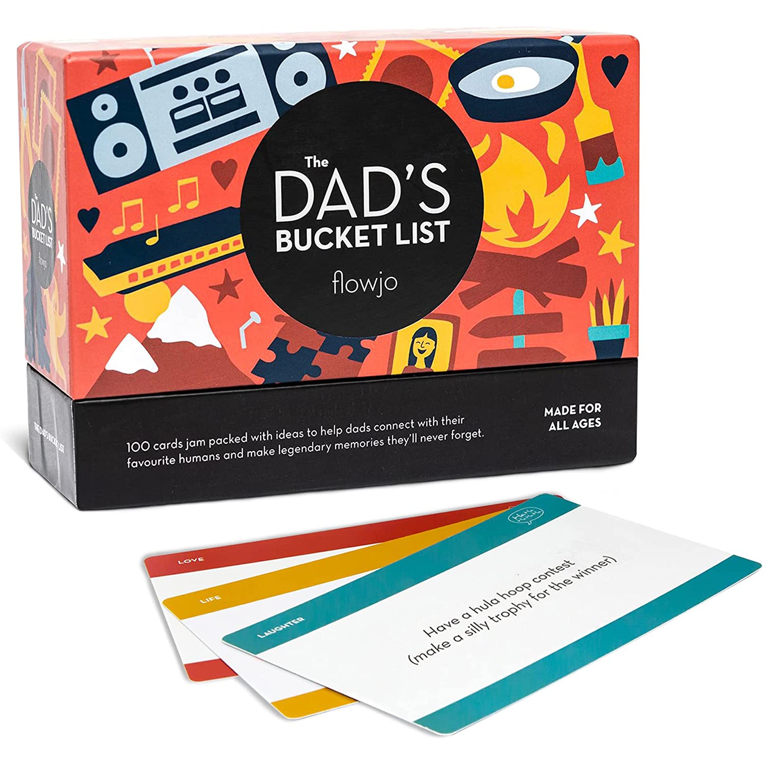 Flowjo - The Dad's Bucket List - Card Deck Game for Fathers