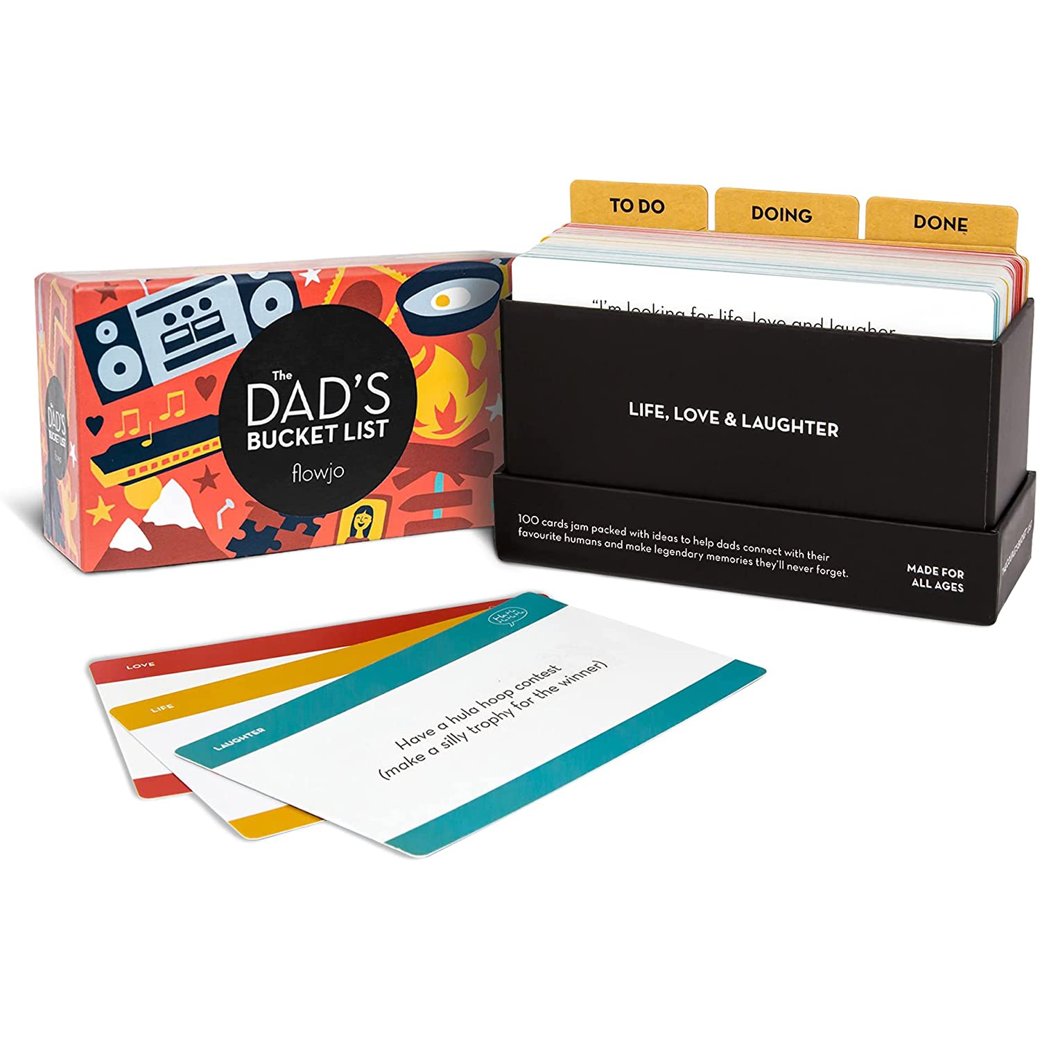 Flowjo - The Dad's Bucket List - Card Deck Game for Fathers