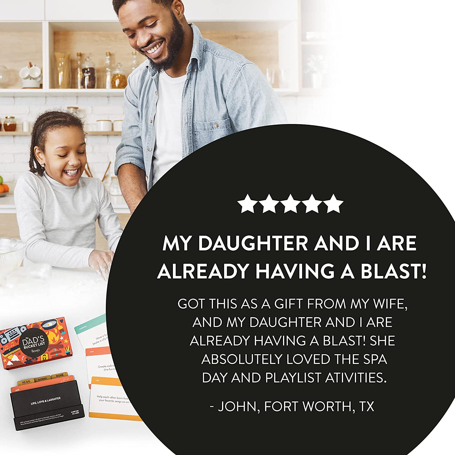 Flowjo - The Dad's Bucket List - Card Deck Game for Fathers