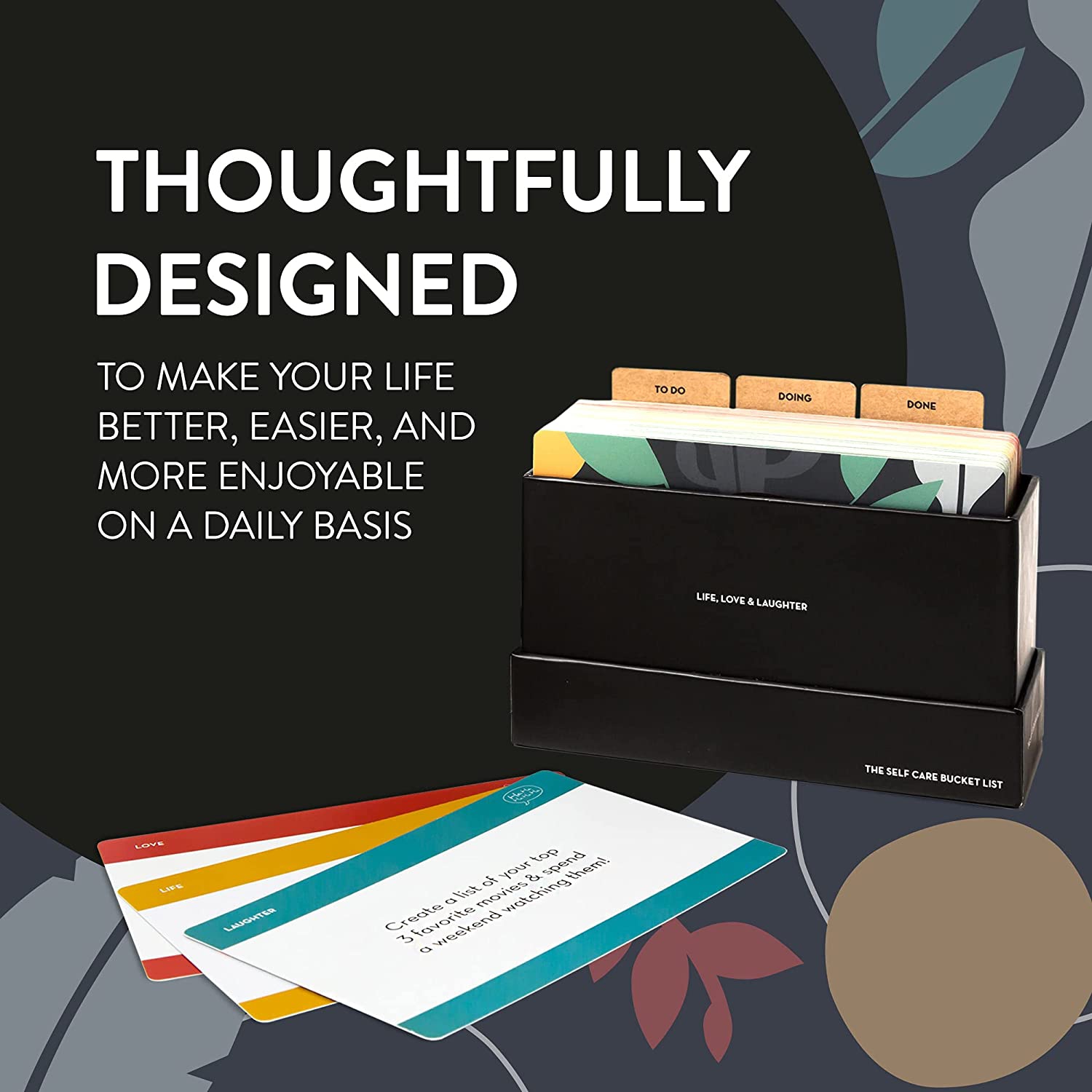 Flowjo - The Self Care Bucket List: 100 Mindfulness Activities Card Game