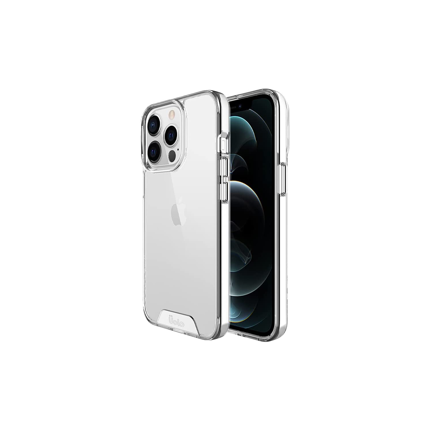 Étui protecteur rigide testé contre les chutes Soul+ [Hybrid TPU] d’Uolo pour [iPhone 13 Pro] - transparent