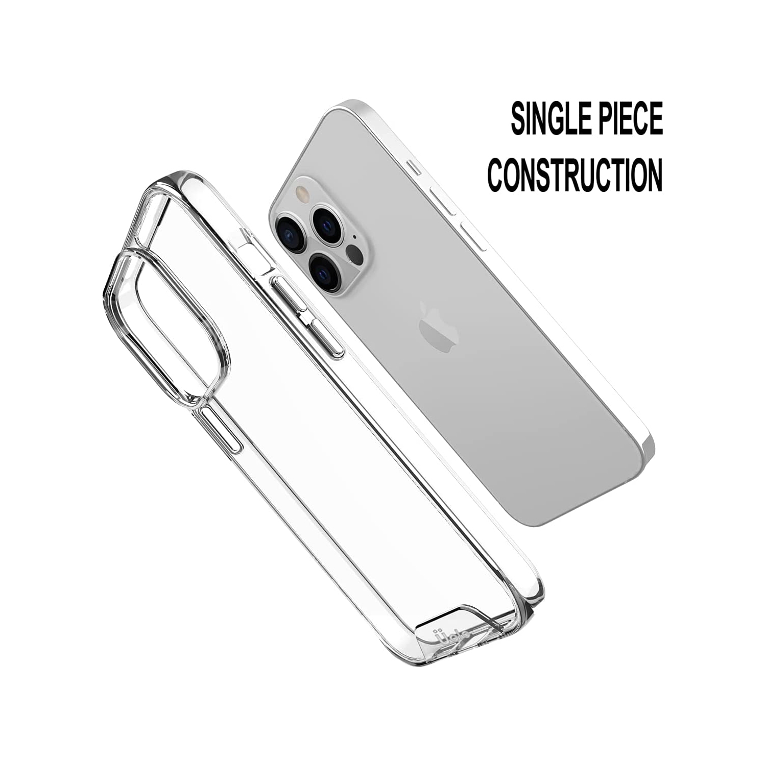 Étui protecteur rigide testé contre les chutes Soul+ [Hybrid TPU] d’Uolo pour [iPhone 13 Pro] - transparent