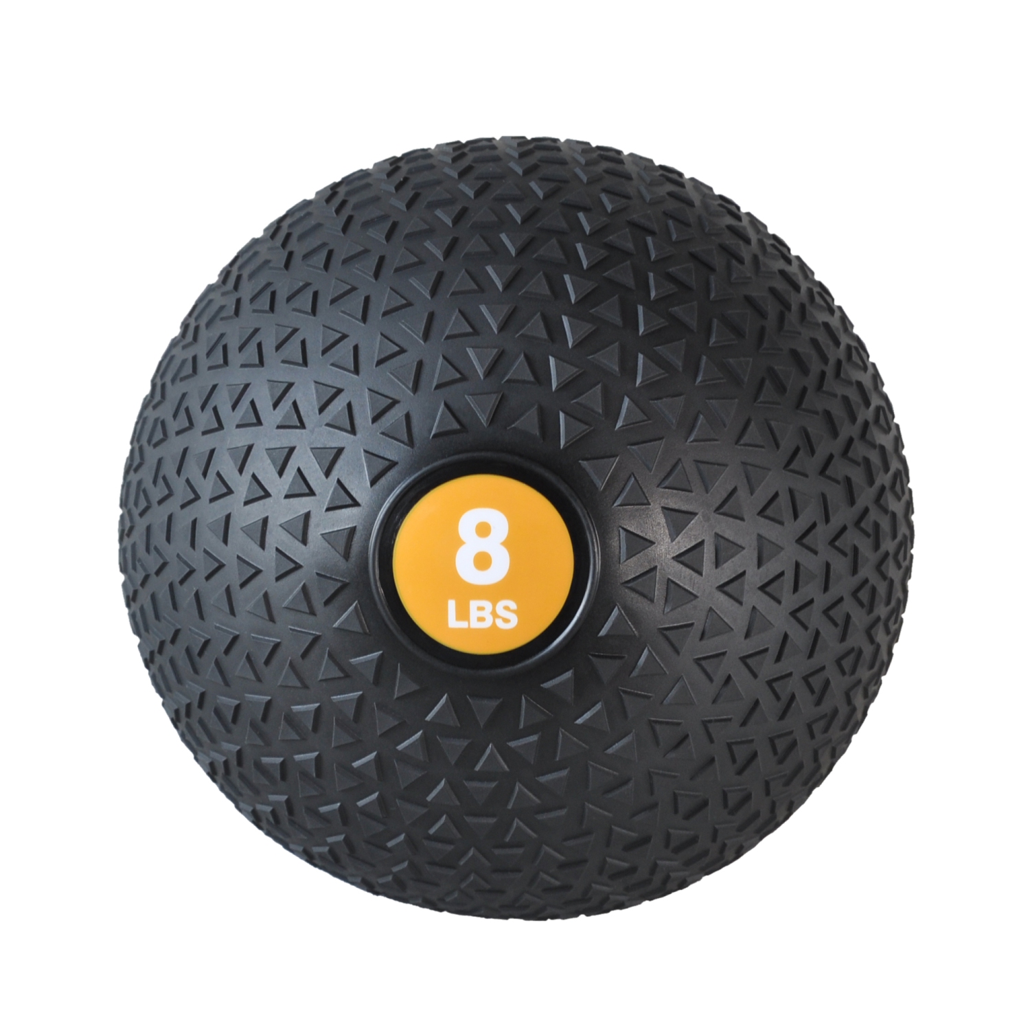 PRISP Weighted Medicine Slam Ball - Fitness Ball with Easy Grip Textured Surface, 8 lb