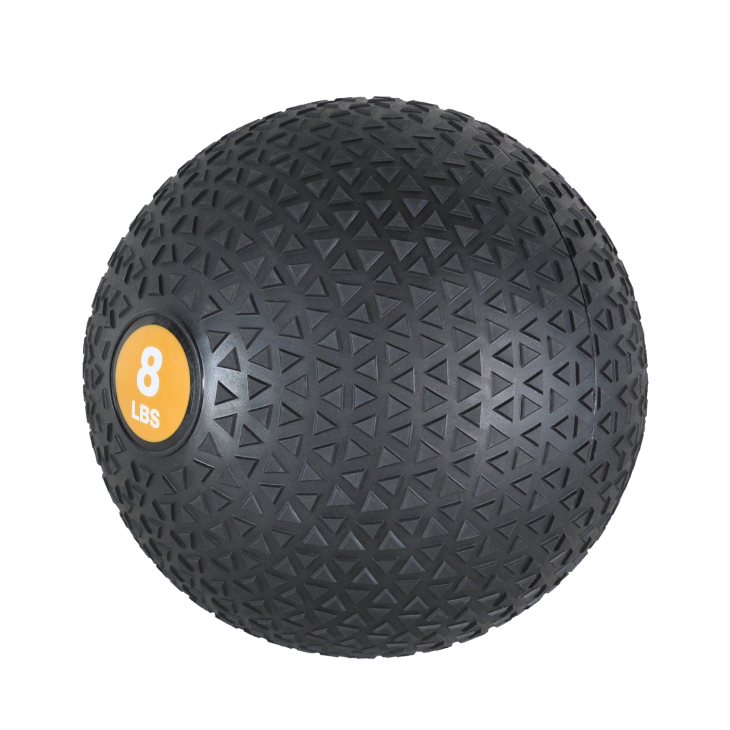 PRISP Weighted Medicine Slam Ball - Fitness Ball with Easy Grip Textured Surface, 8 lb