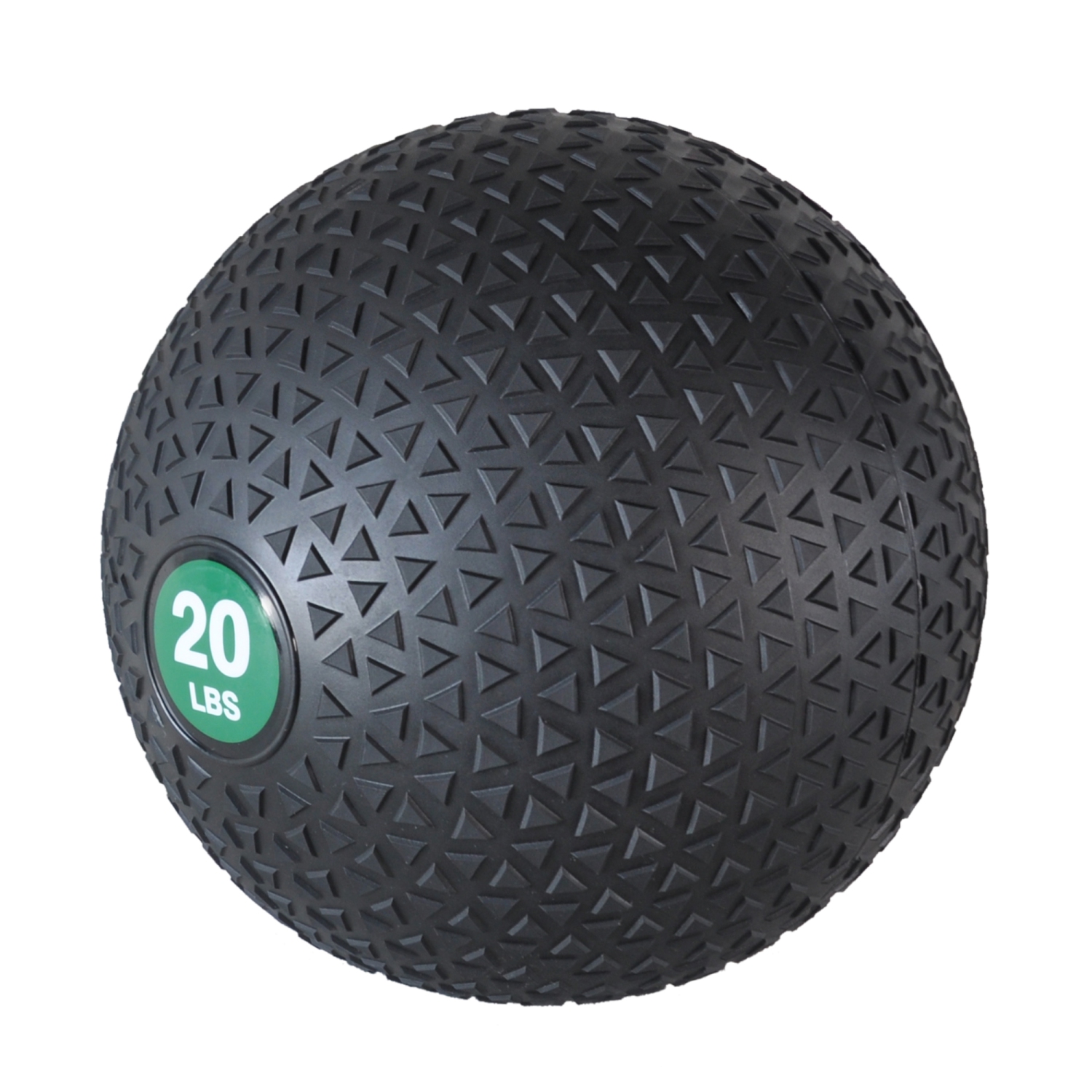 PRISP Weighted Medicine Slam Ball - Fitness Ball with Easy Grip Textured Surface, 20 lb