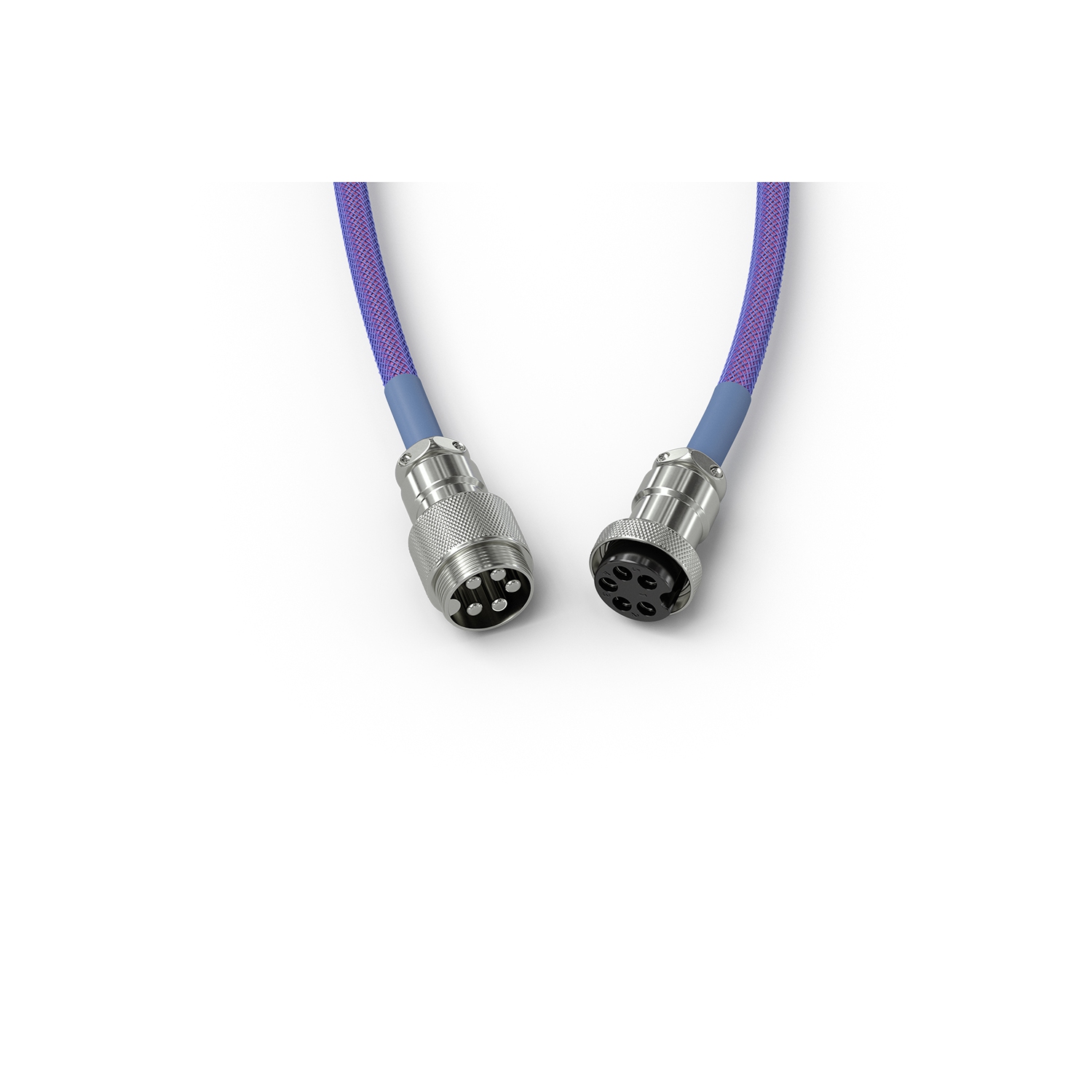 Glorious Coiled USB-C Cable - Nebula