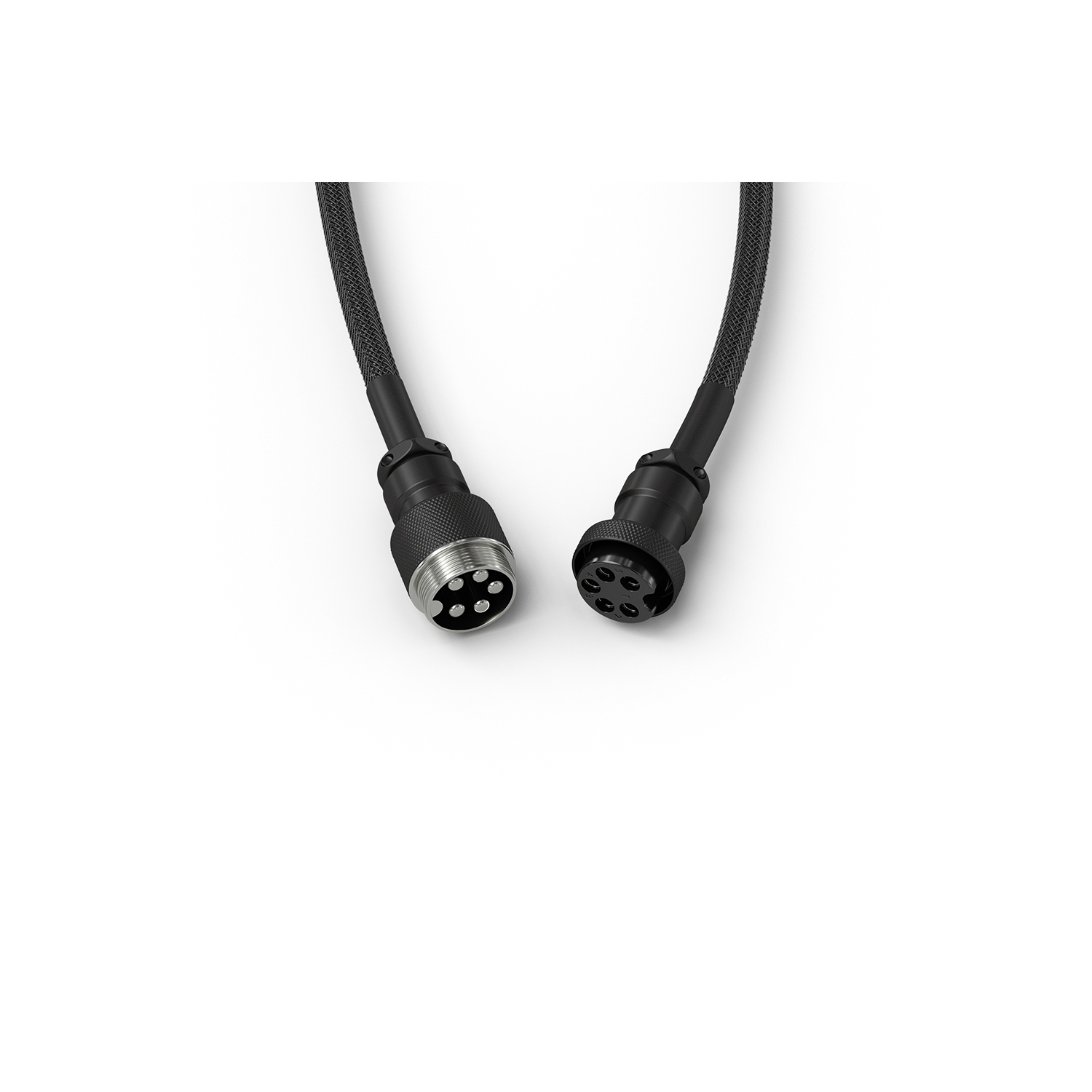 Glorious Coiled USB-C Cable - Phantom