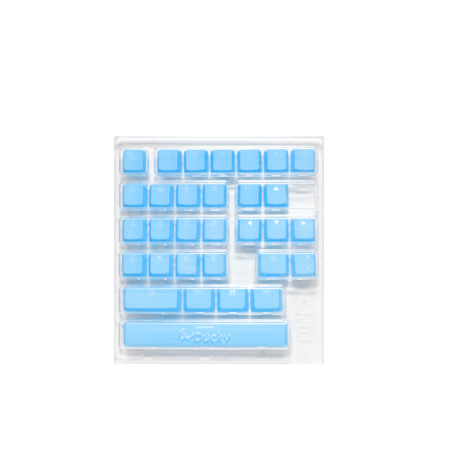 Rubber Gaming Keycap set - Blue - 31pcs