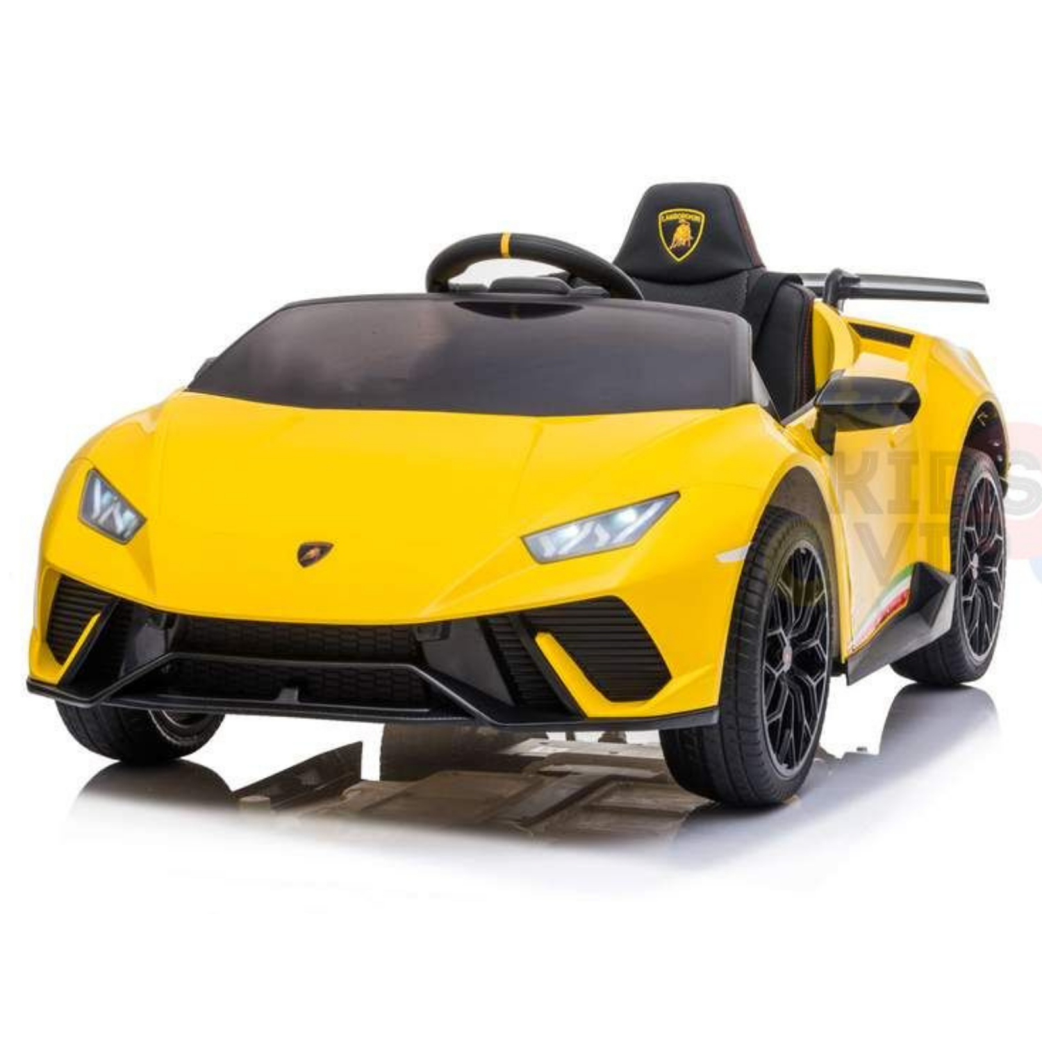 Limited Edition Lamborghini Huracan 1-Seater 12V Ride-on Car w/ Rubber  Wheels, Leather Seat w/ Seatbelt, Rocking Hydraulics, USB, BT, Parent RC -  KIDS VIP | Best Buy Canada