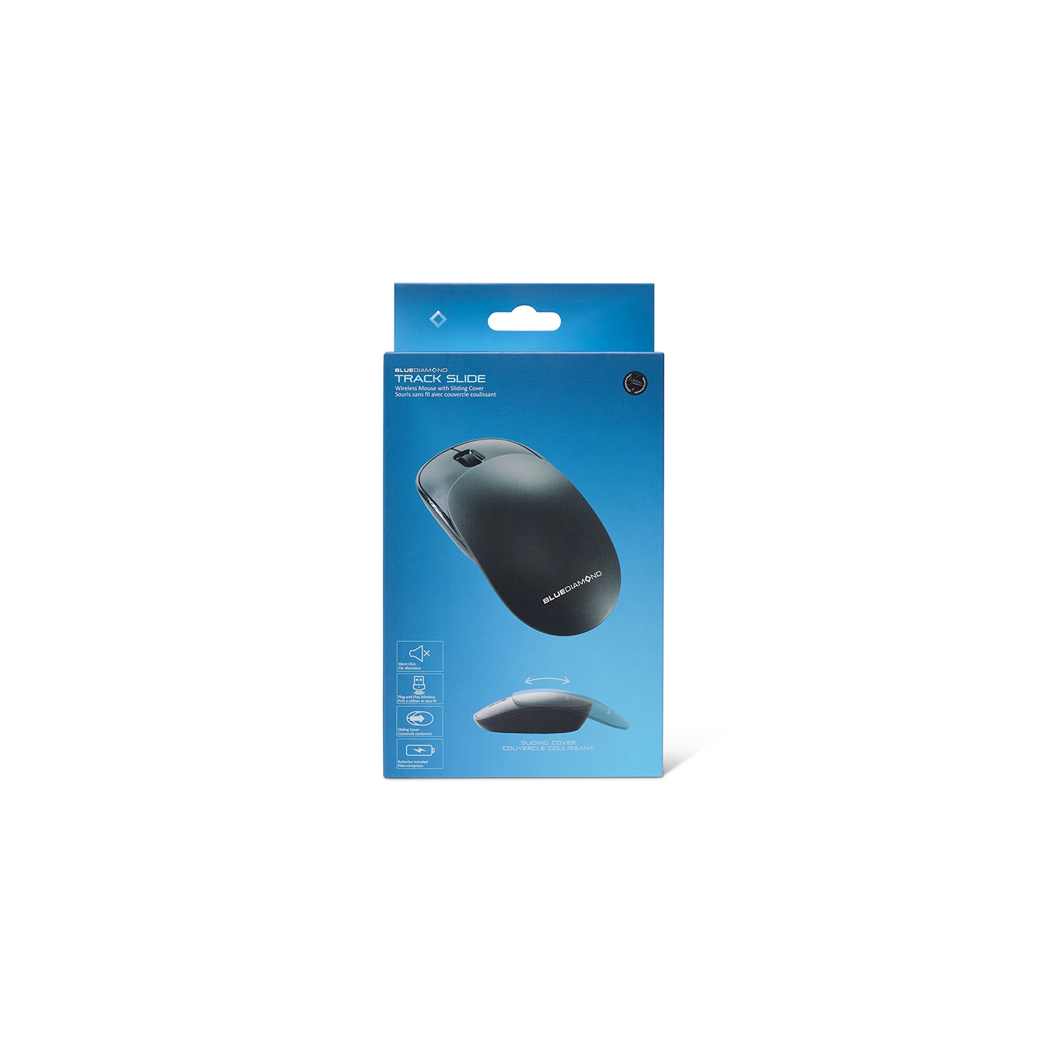 Track Slide Wireless 2.4GHz Travel Mouse