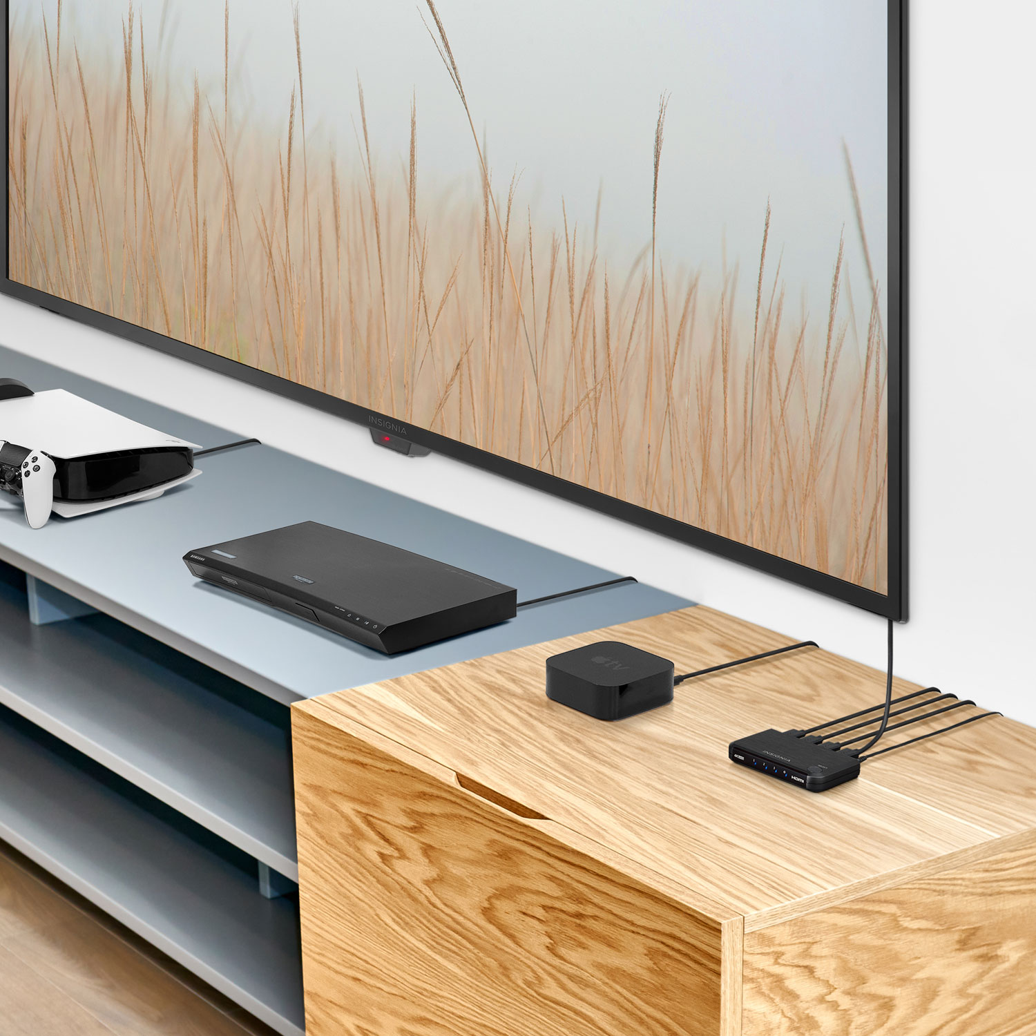 Commutateur HDMI 4K à 3 ports d'Insignia - Noir - Exclusivité Best Buy