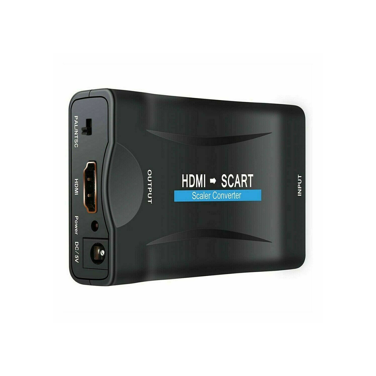 HDMI to Scart Adapter 1080P HD Video Audio Composite Converter USB Cable Cord