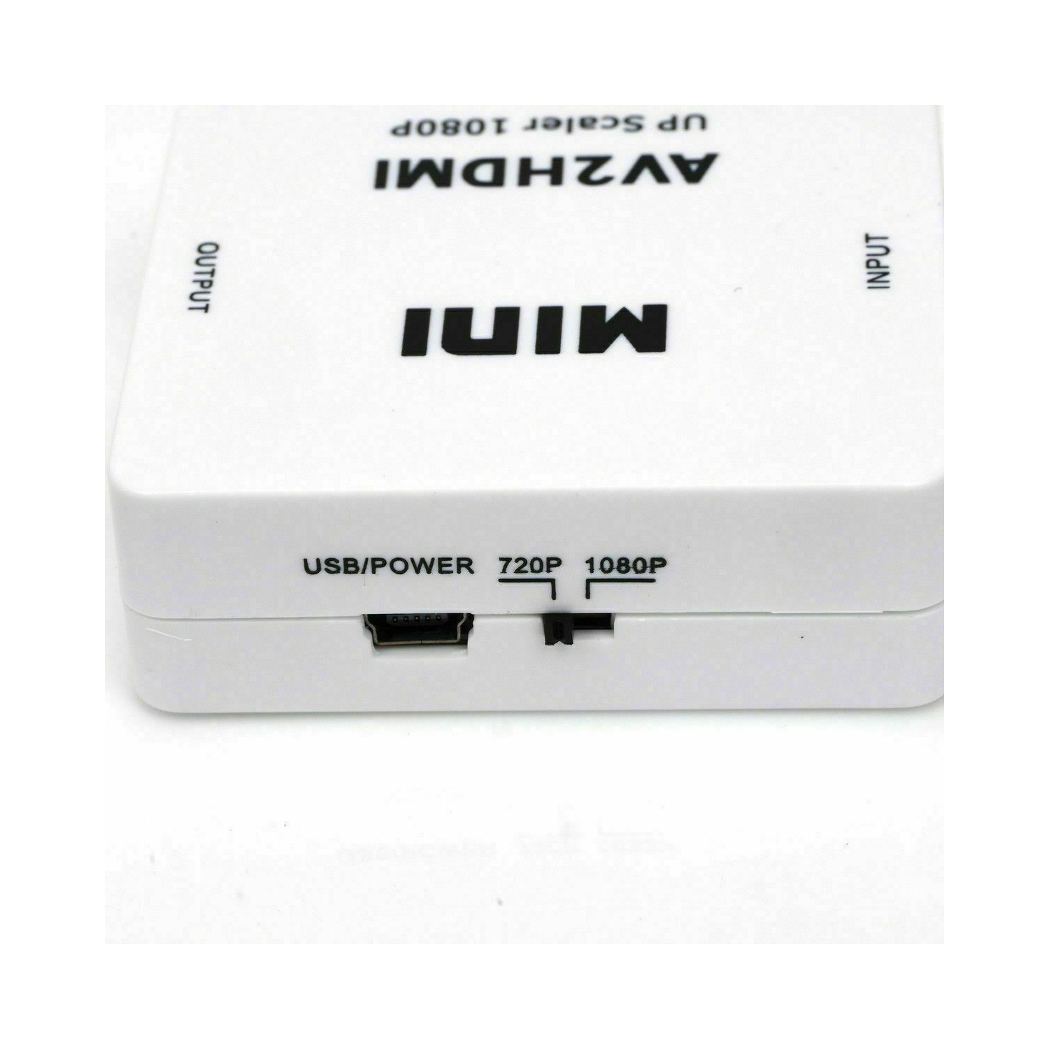 AV To HDMI Adapter Converter Video Audio Composite AV 720p 1080p Upscaler CVBS