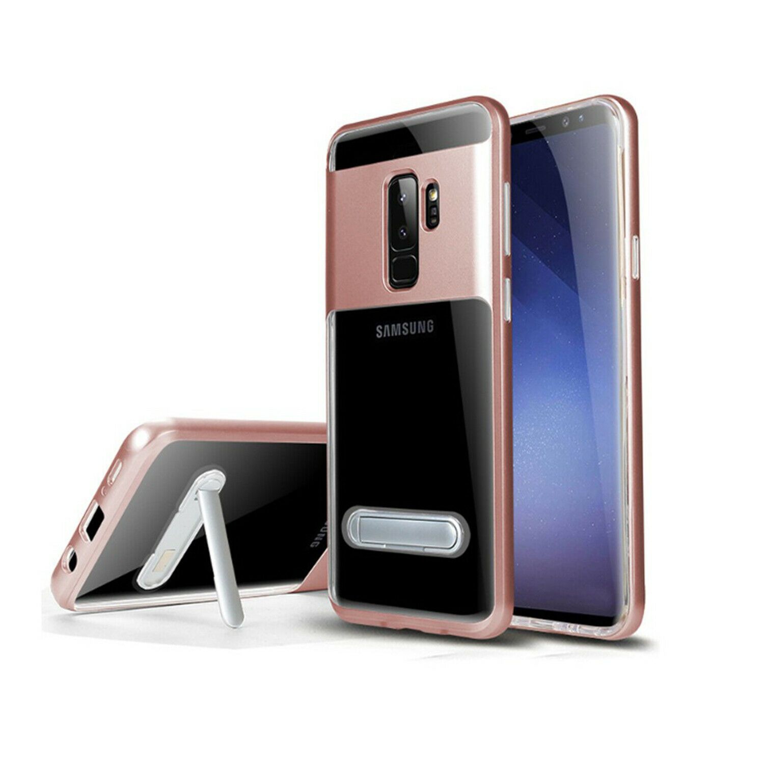 Kickstand Case Ultra Hybrid Slim TPU Cover For iPhone X XS XS Max 7 8