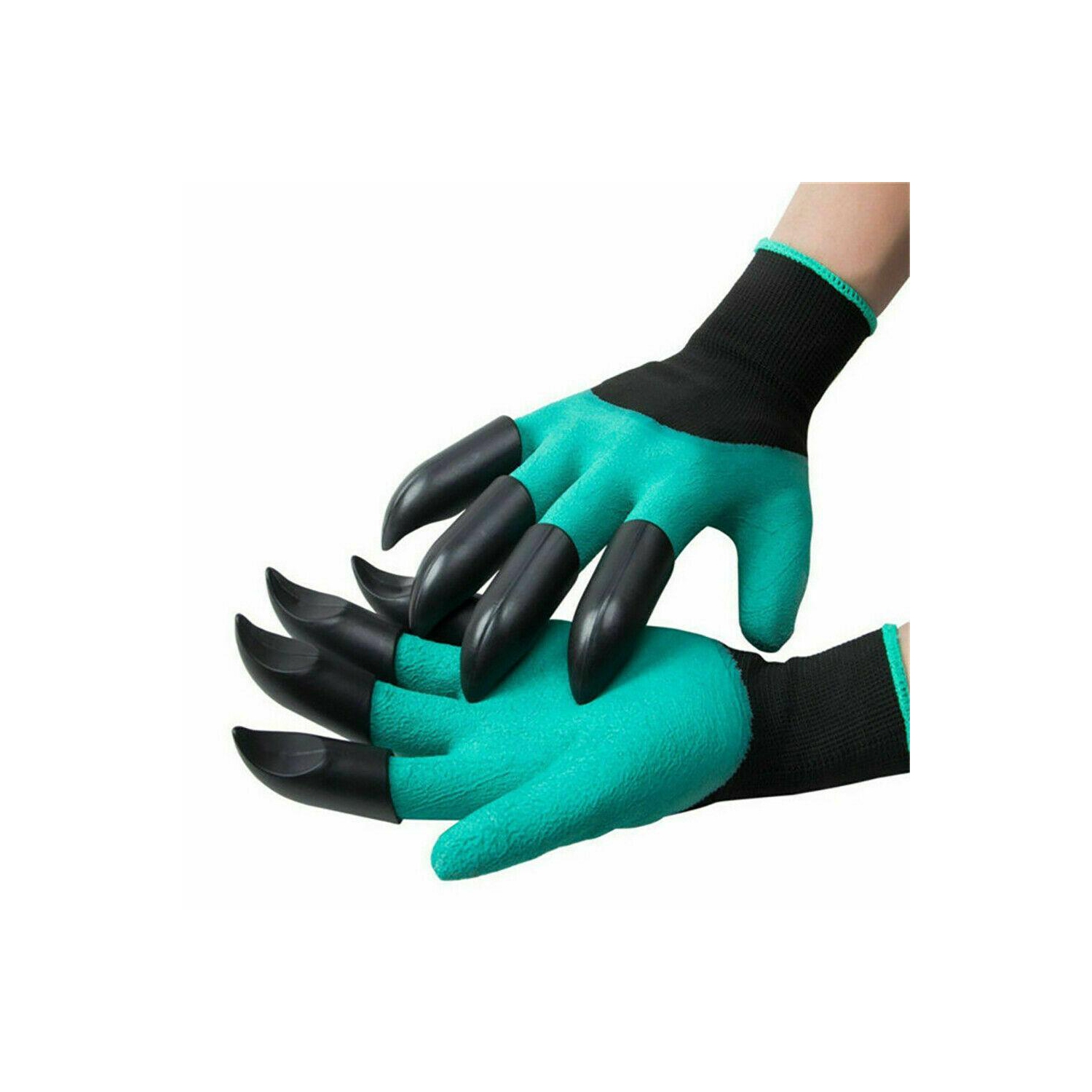 Garden Gloves with Claws for Digging Planting Gardening ABS Tool for Home Pot