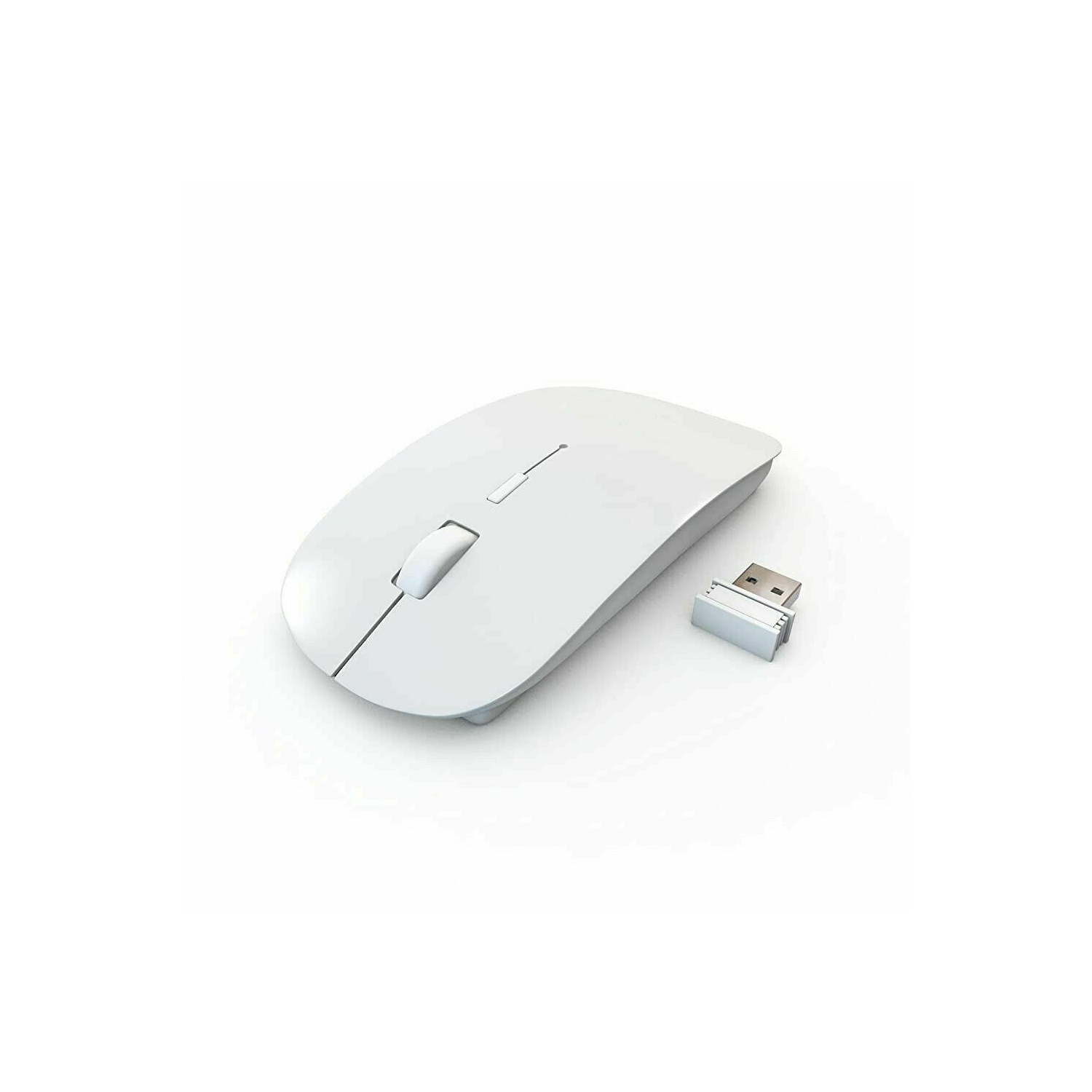 Wireless USB Slim 2.4 GHz Optical Magic Mouse Mice For Laptop PC Desktop Mac