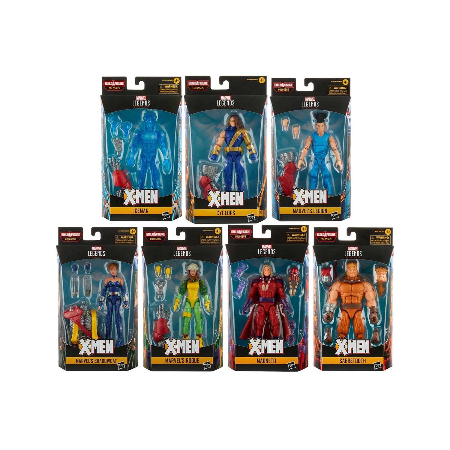 Marvel Legends X-Men 6 Inch Action Figure BAF Colossus - Set of 7