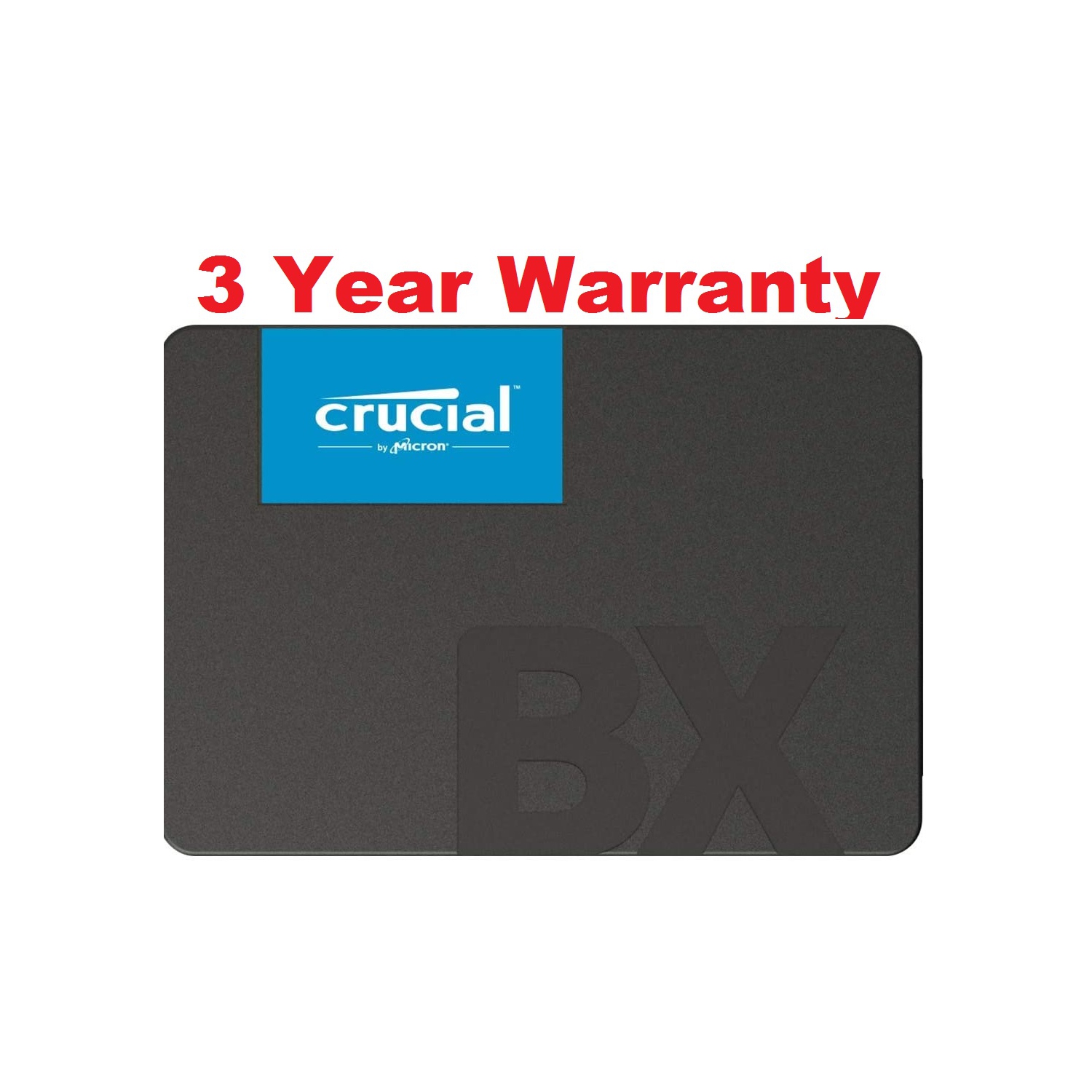 Crucial BX500 2TB 3D NAND SATA 2.5-Inch Internal SSD, up to 540MB/s for Mac and Windows. Free SSD . Free SSD Monitoring Software. ** 3 Year Warranty