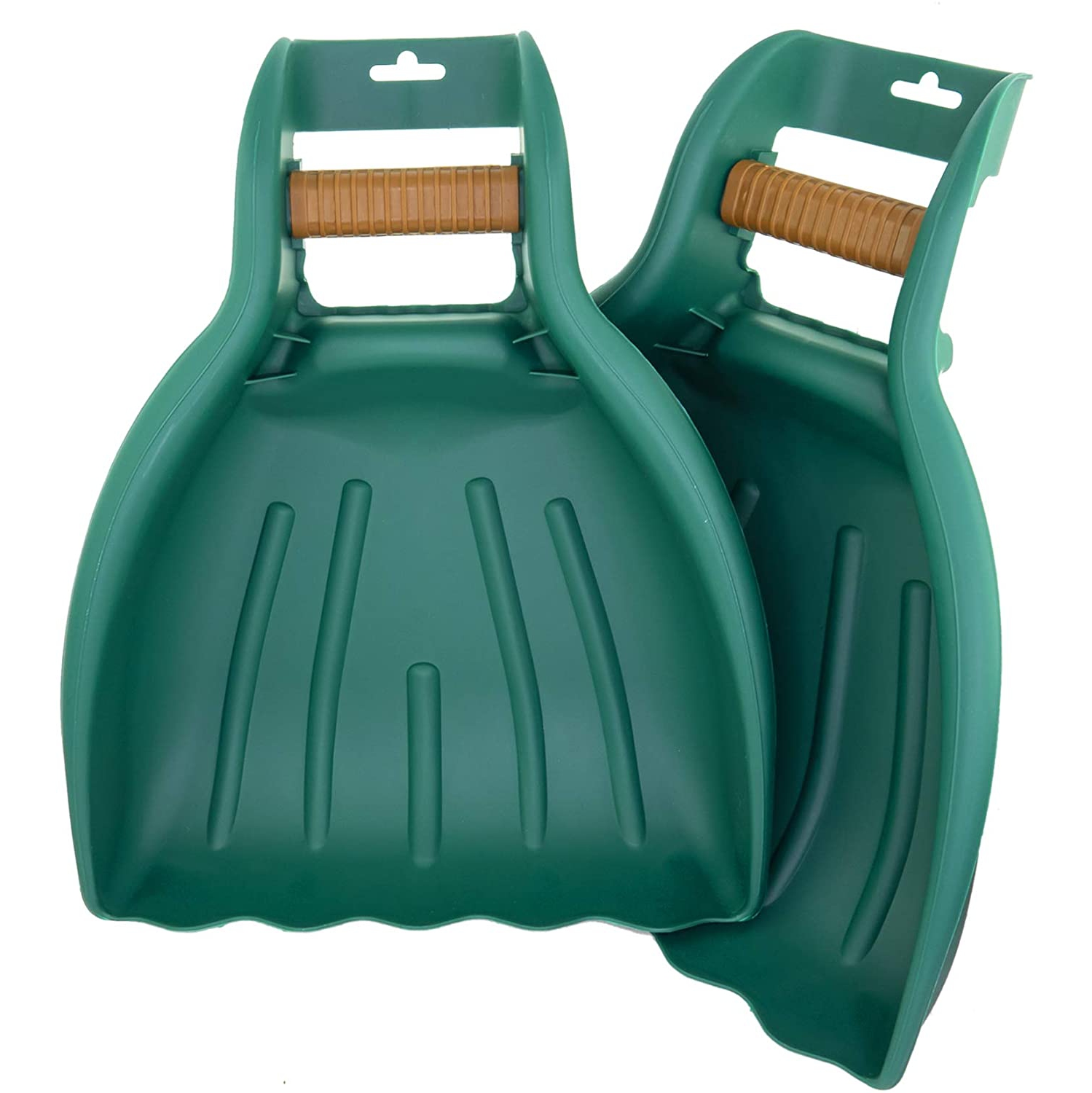 MEKKAPRO Leaf Scoops and Claws V2.0, 1-Pair, Sturdy Ergonomic Grip, Large Hand Held Garden Rake Grabbers for Leaf Lawn Grass Removal