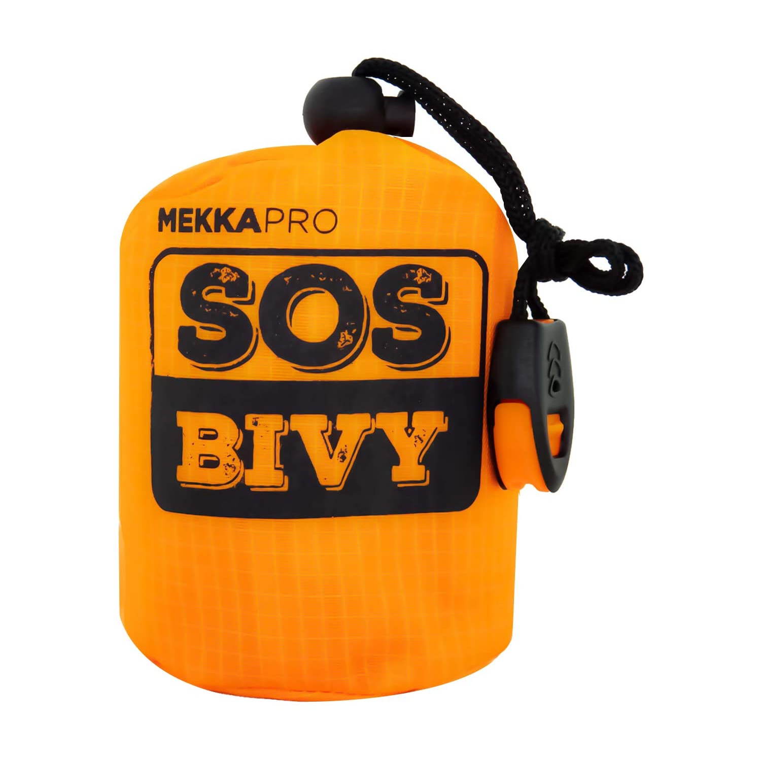 MEKKAPRO SOS Emergency Thermal Bivy Sleeping Bag with Survival Whistle, Survival Bivvy Sack