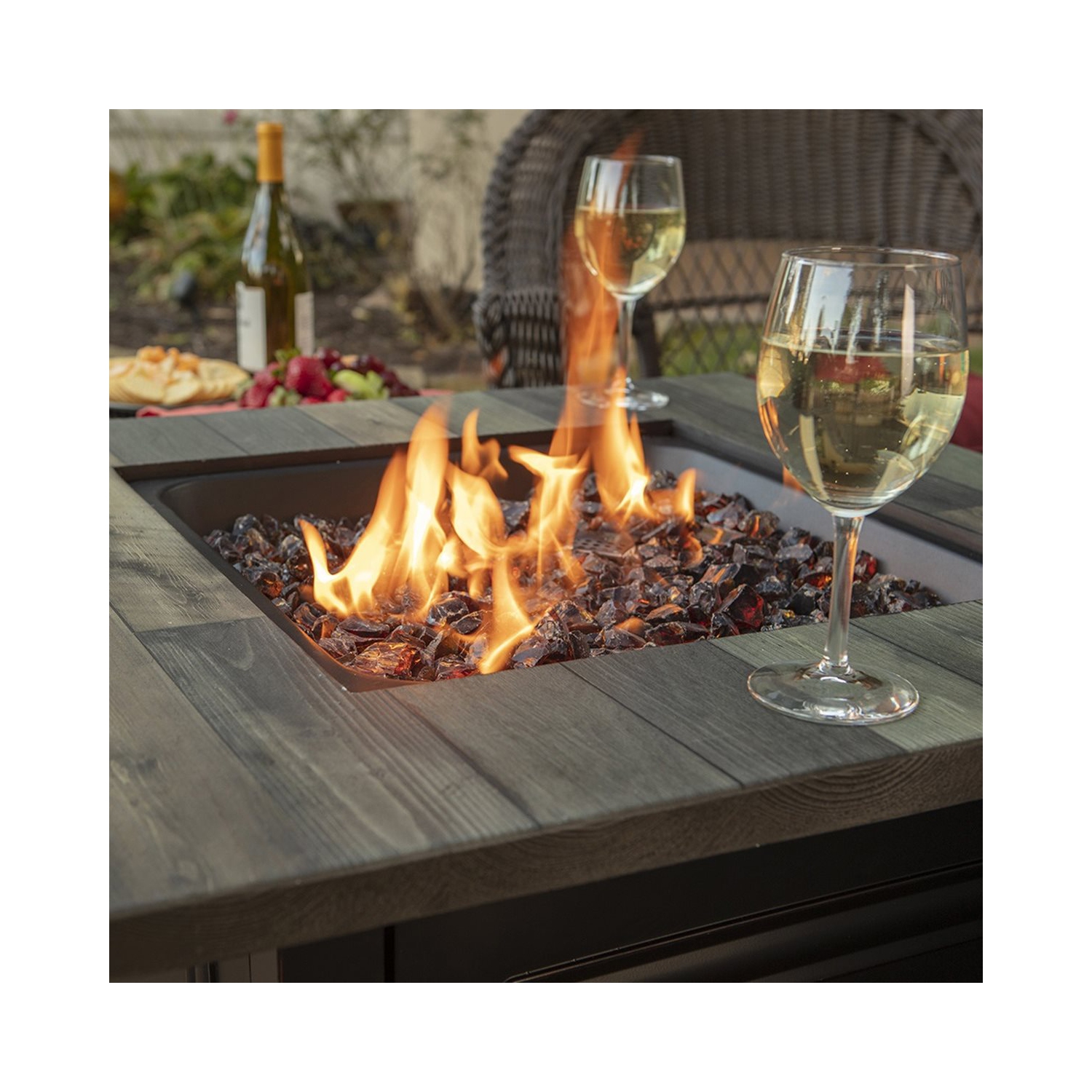 Endless Summer The Burlington Liquid Propane Gas Fire Pit 30"