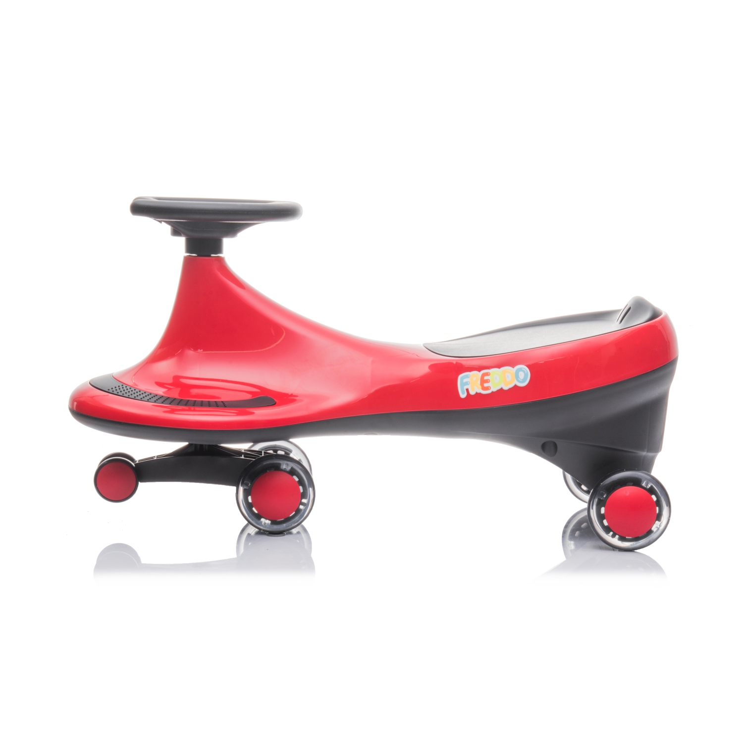 Freddo - Swing Car w/Flashing Lights - Red
