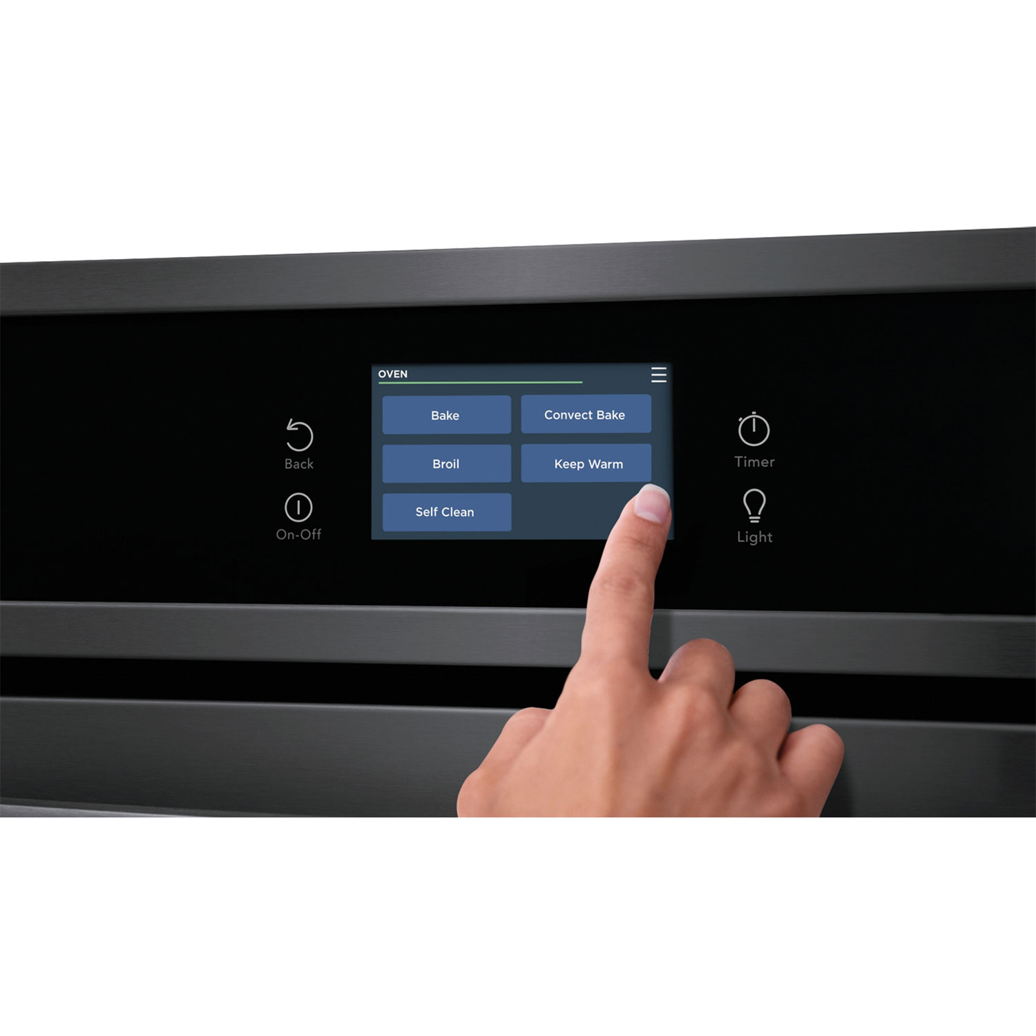 Four mural électrique autonettoyant 5,3 pi³ 30 po de Frigidaire - Inox noir