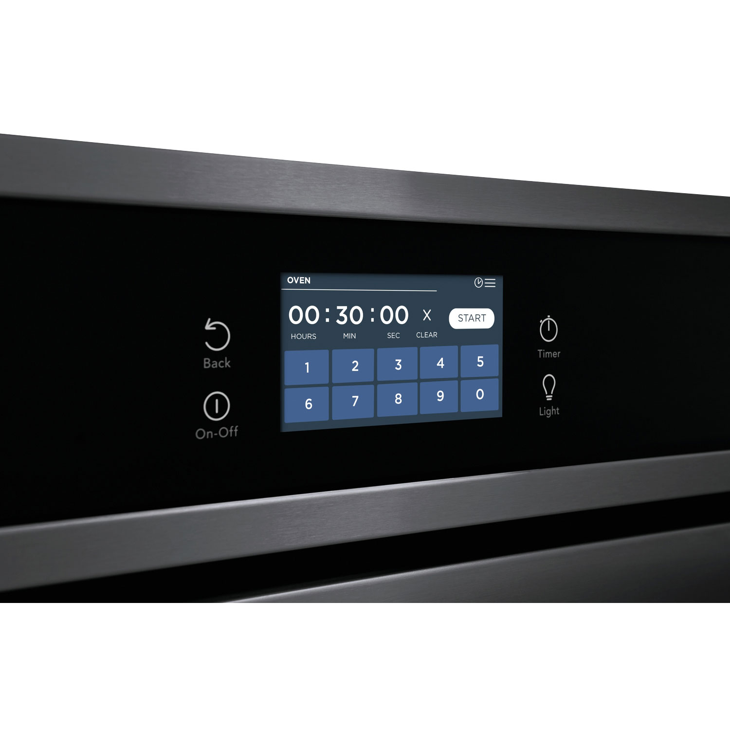 Four mural électrique autonettoyant 5,3 pi³ 30 po de Frigidaire - Inox noir