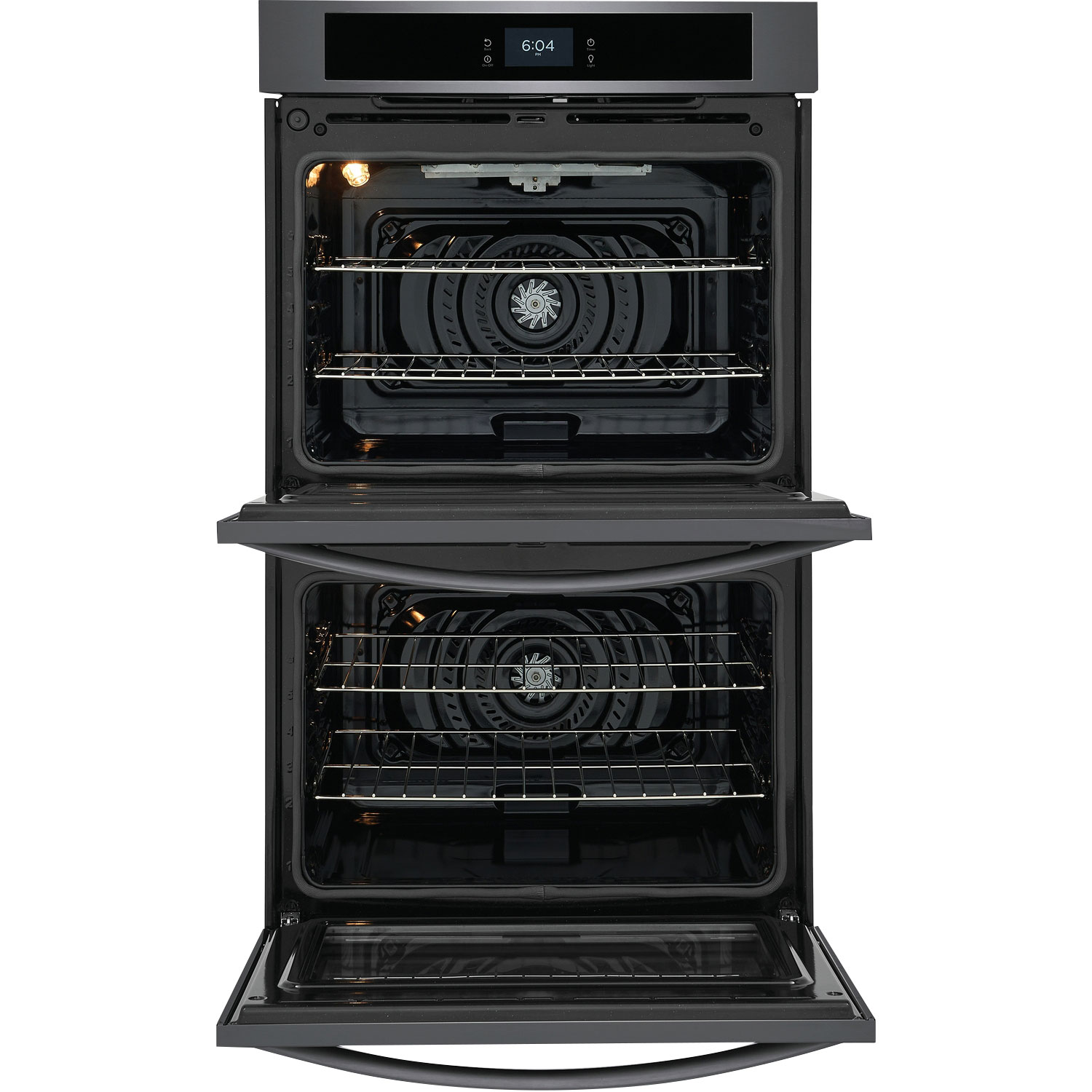 Frigidaire 30" 10.6 Cu. Ft. Double Self-Clean Electric Wall Oven - Black Stainless