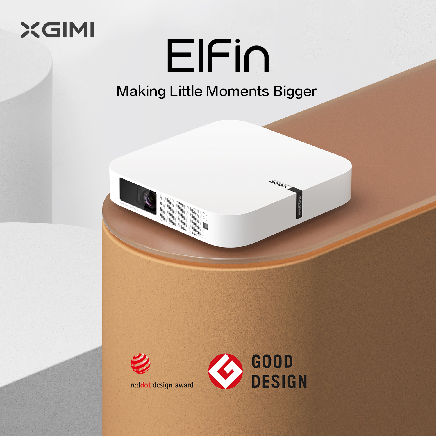 XGIMI Elfin 1080P FHD Smart Projector Home Theatre 800 ANSI Lumens